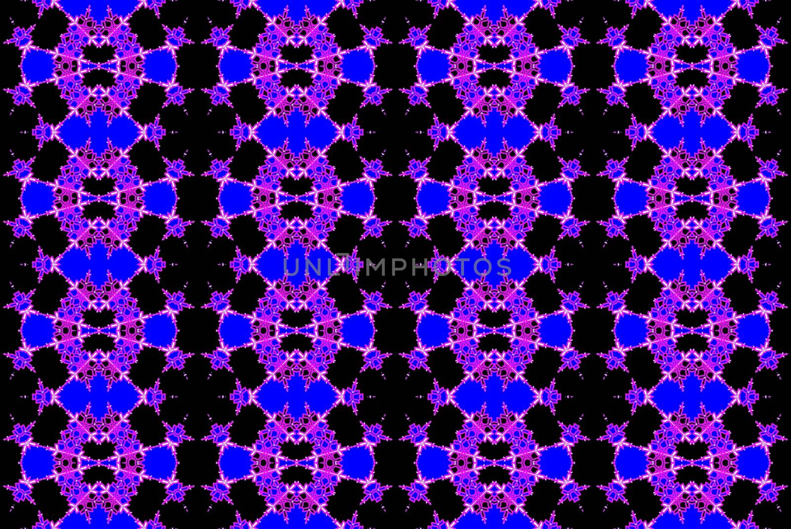 Digital computer grapgic - seamless decorative ornament with snowflaces for design.