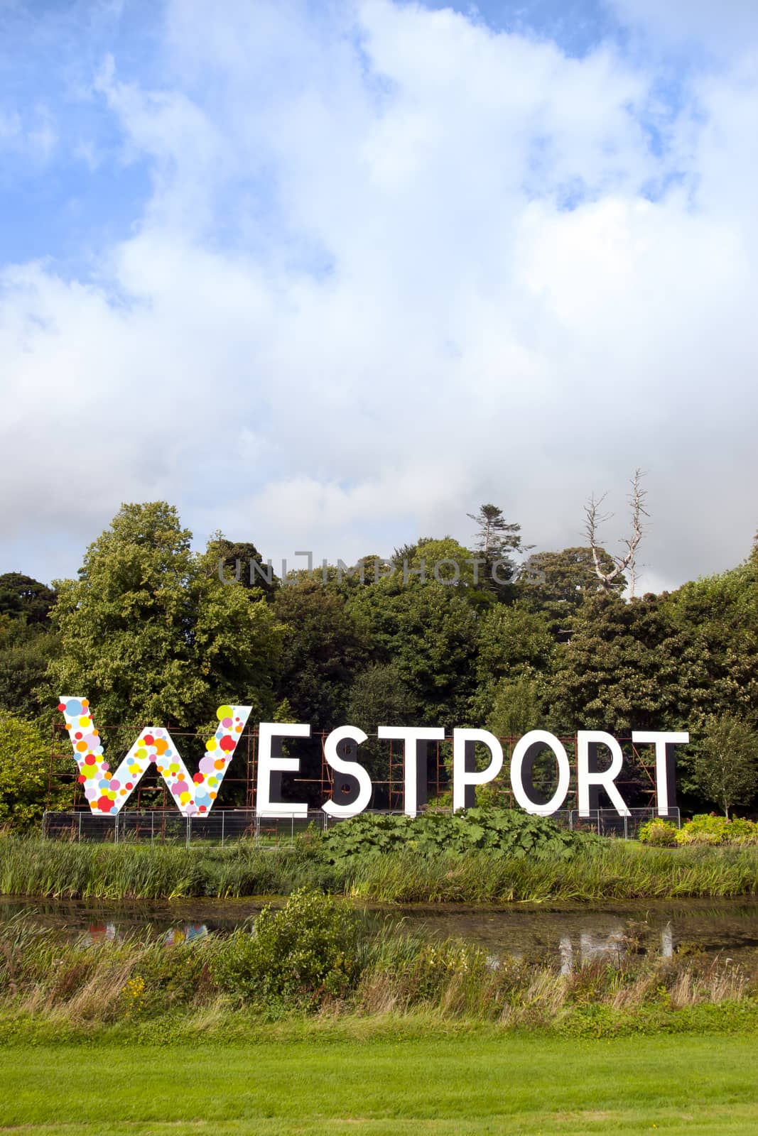 giant Westport sign by morrbyte