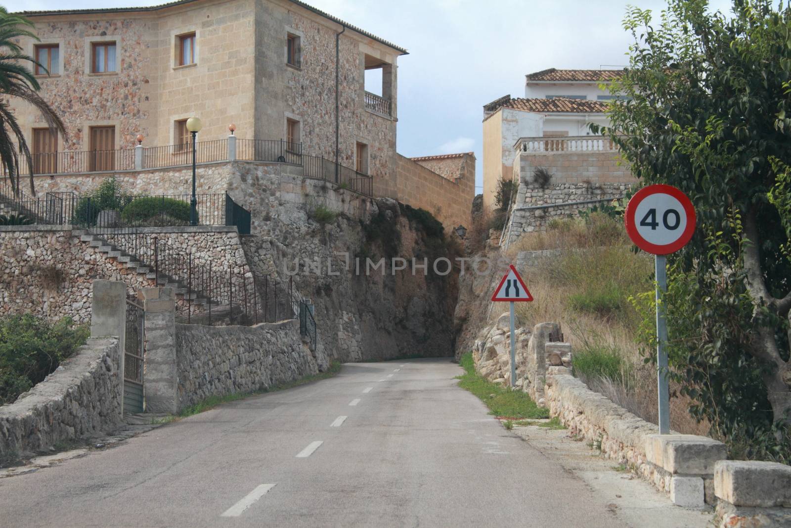 Entrance into Muro Mallorca Spain