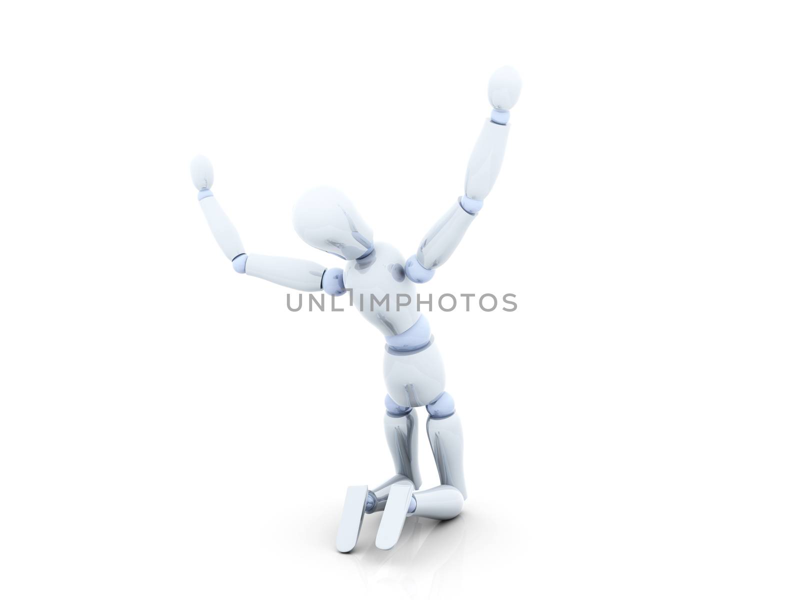 3D Illustration. Isolated on white.
