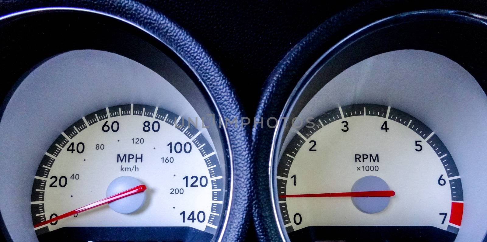 modern car speed meter, racing style by digidreamgrafix