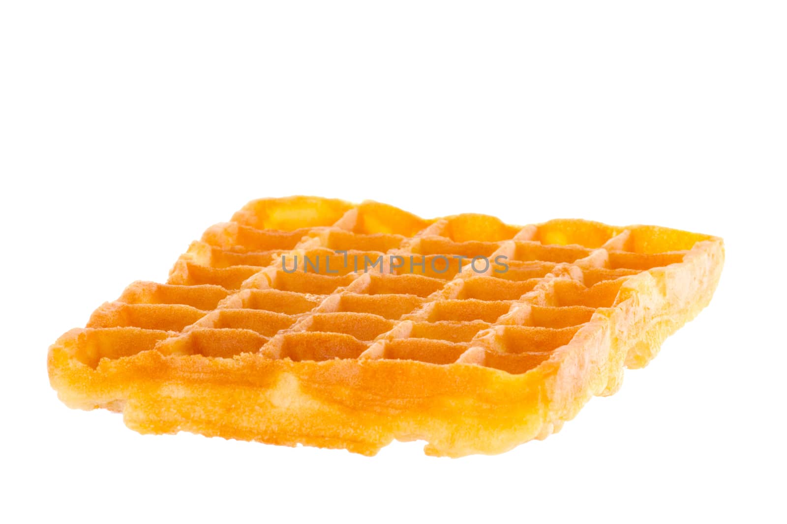 Freshly baked waffle brightened by gwolters