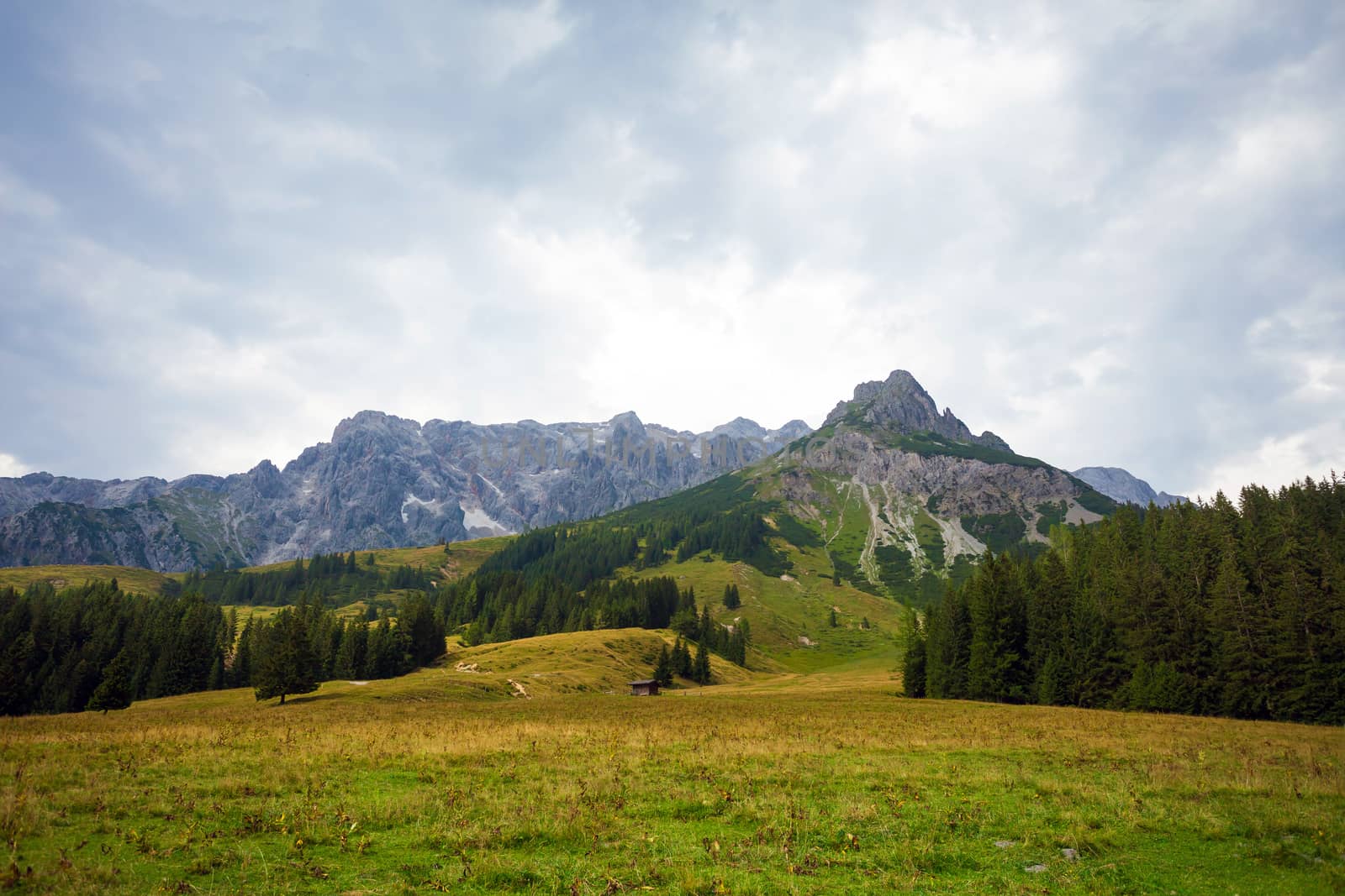 A beautiful view of the austrian alps, Austria