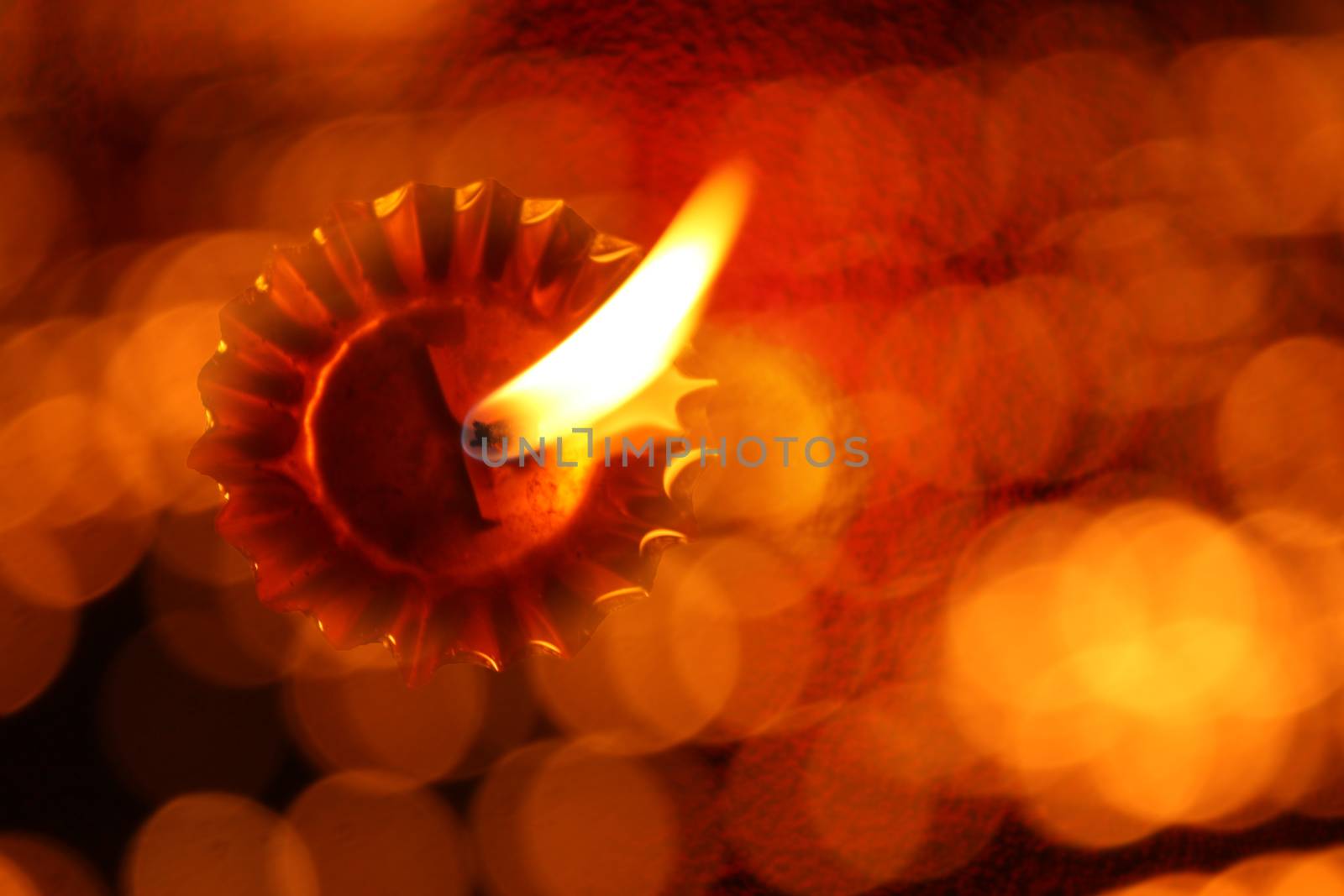 Abstract Diwali Lamp by thefinalmiracle