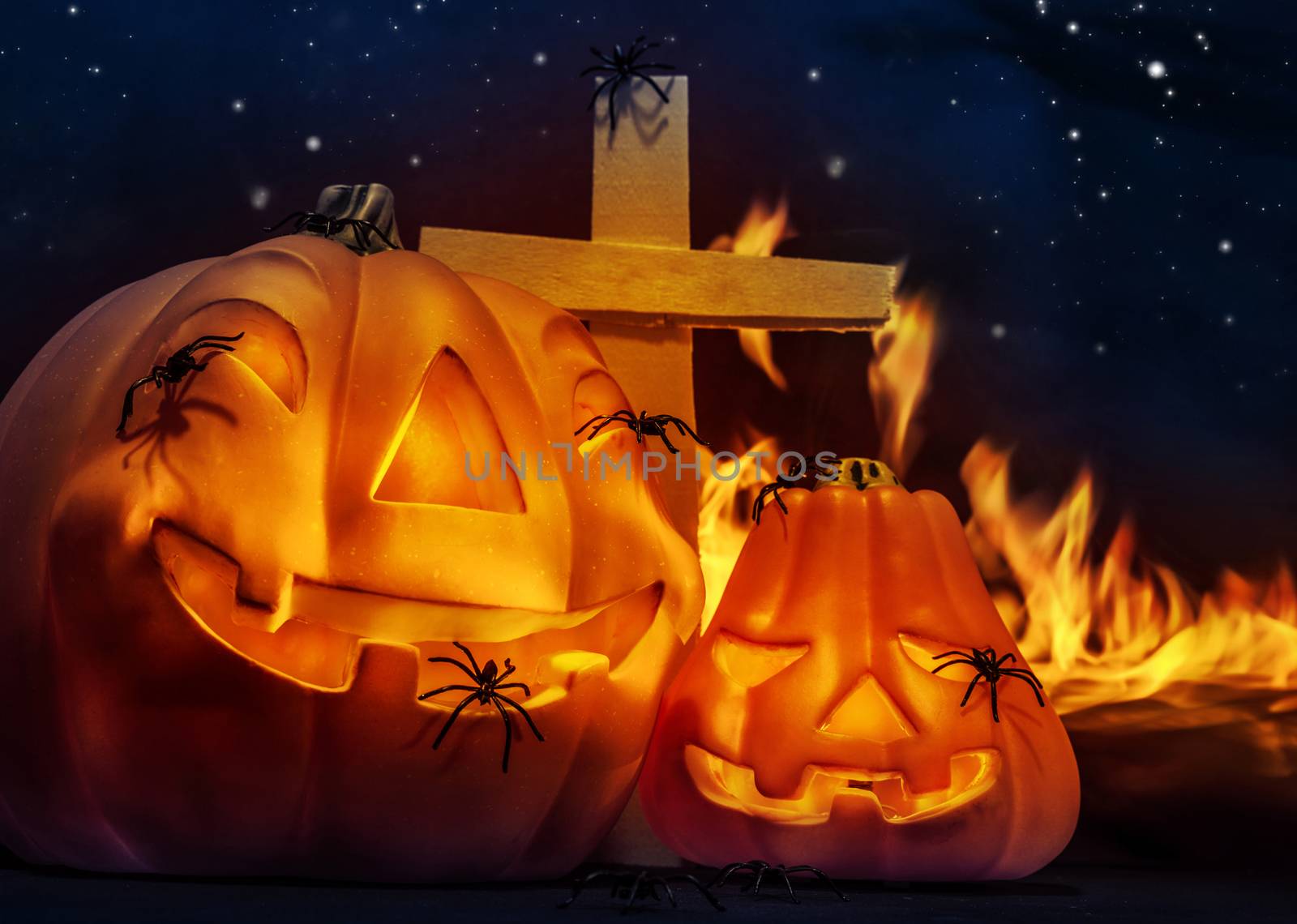 Creepy Halloween night by Anna_Omelchenko