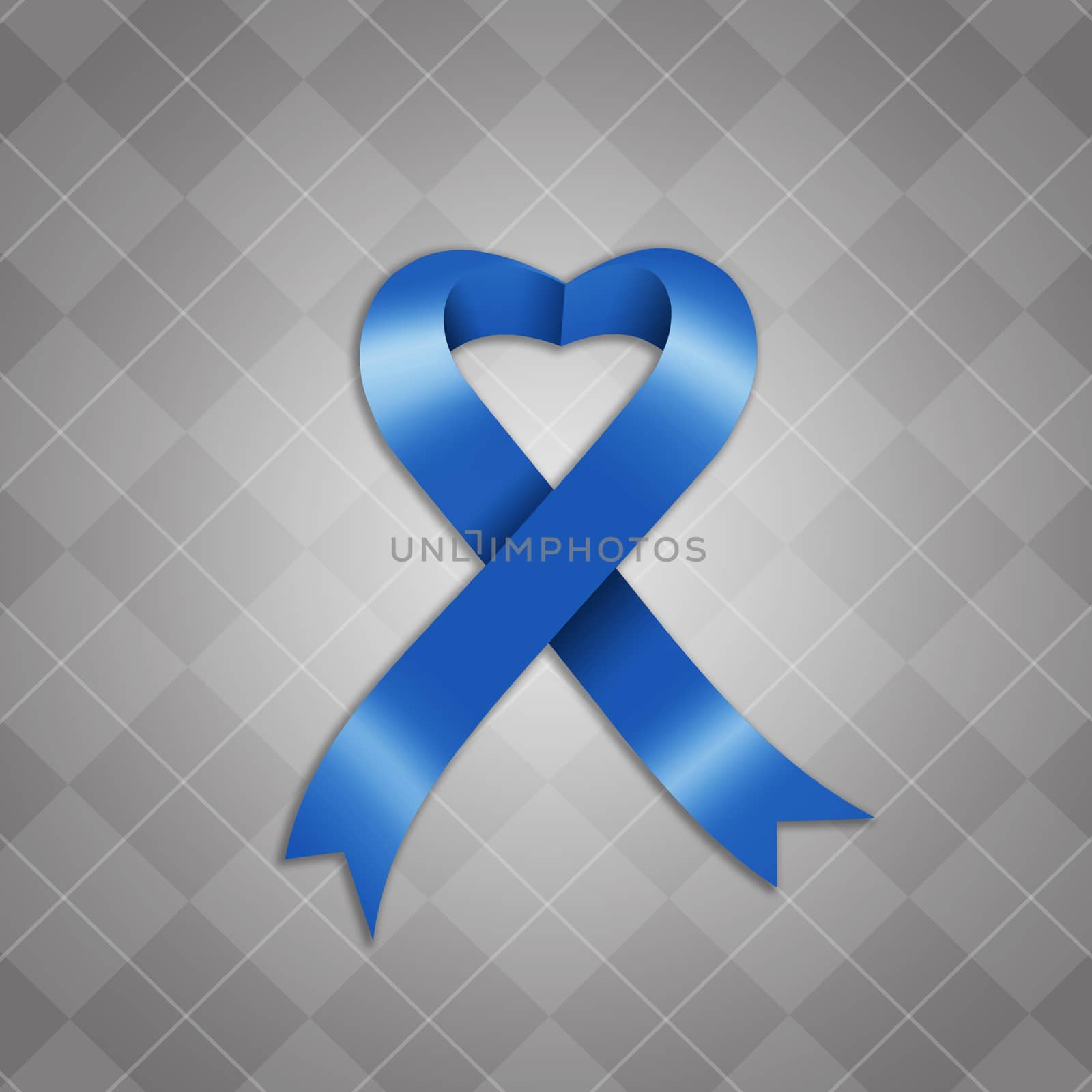 Awareness blue ribbon by sognolucido