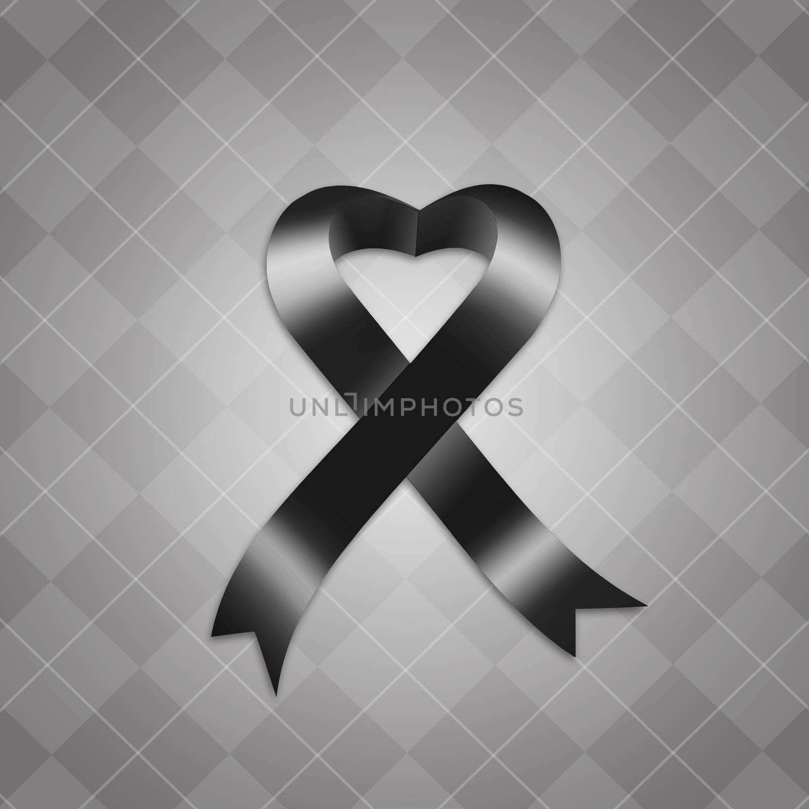 Awareness black ribbon by sognolucido