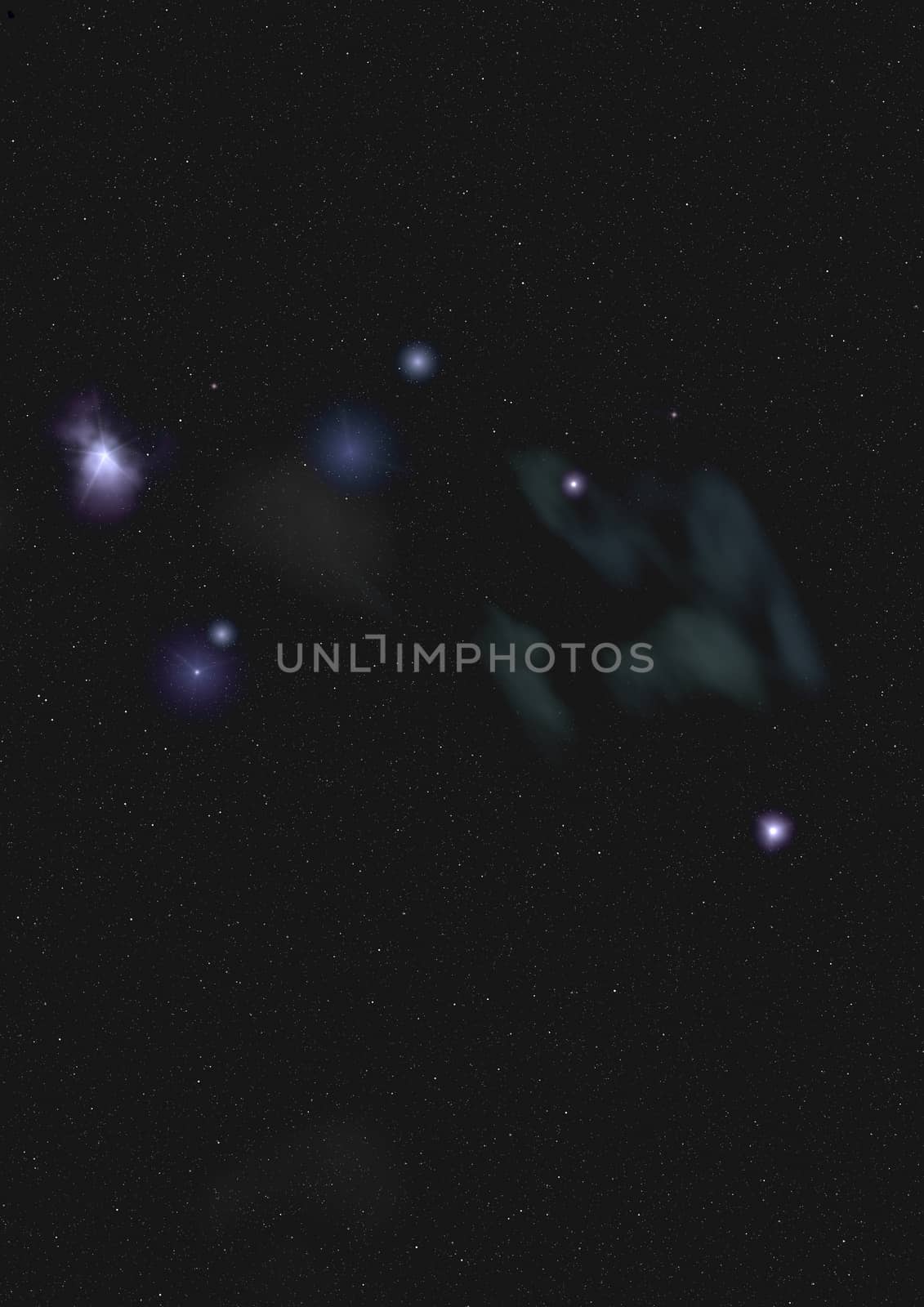 Small part of an infinite star field of space in the Universe. "Elements of this image furnished by NASA".