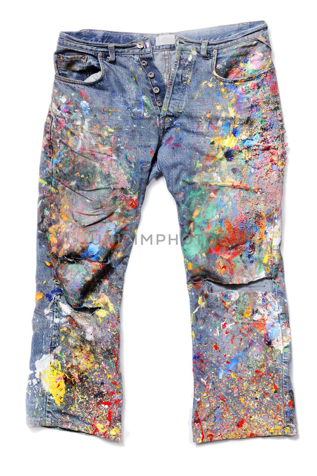 Jeans of an Artist by Stocksnapper