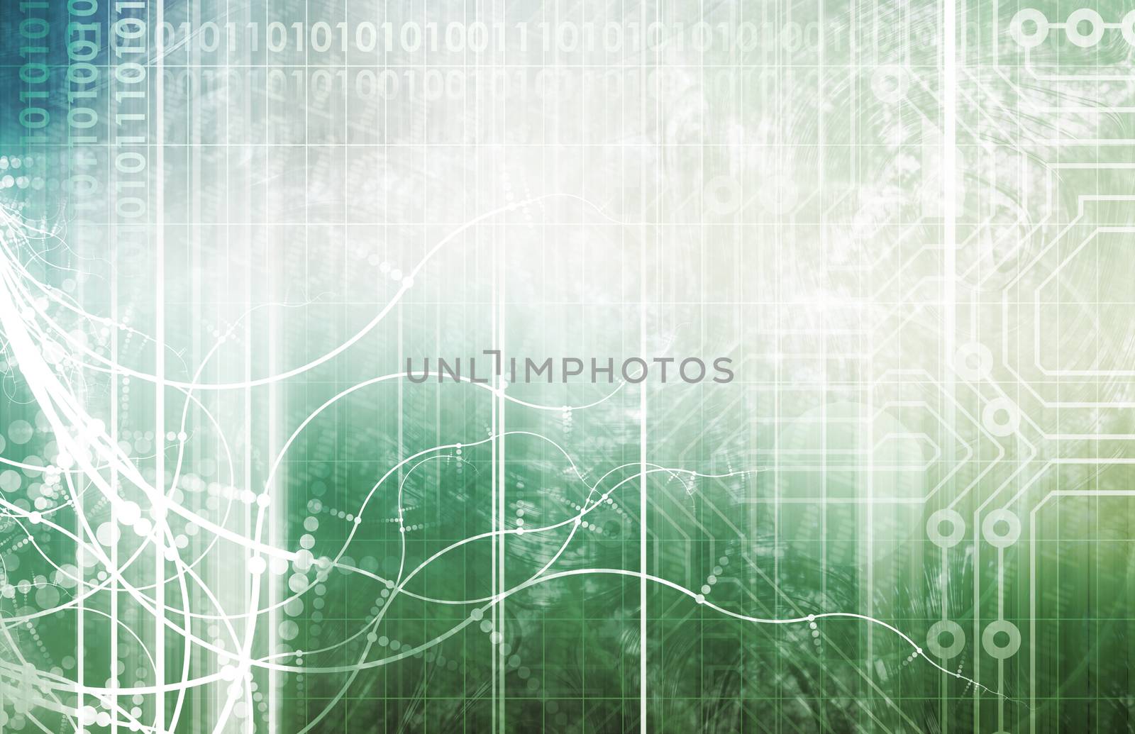 Lab Research as an Art Concept Background