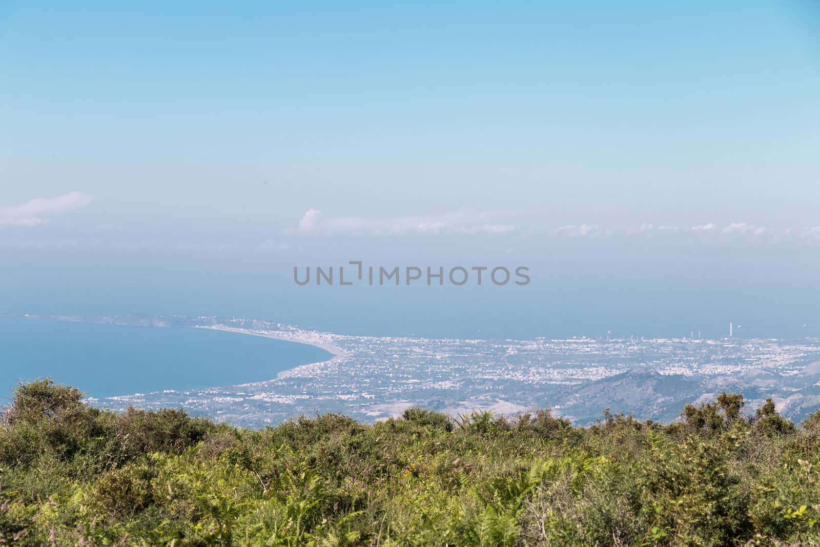 Mountain landscape in Montalbano Elicona Sicily