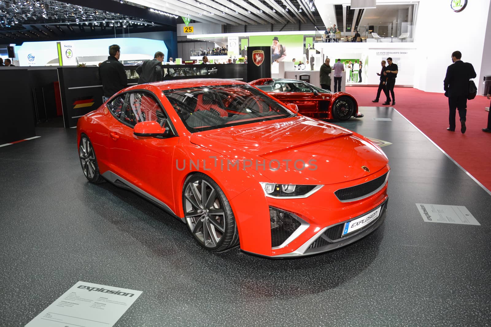 GENEVA, SWITZERLAND - MARCH 4: Gumpert Explosion on display during the Geneva Motor Show, Geneva, Switzerland, March 4, 2014. 