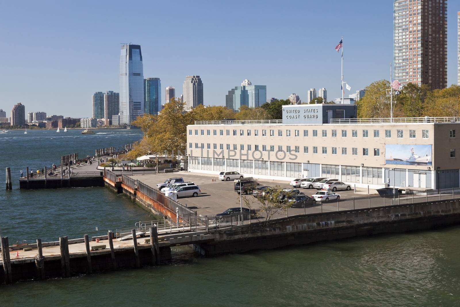 United States coast guard building in New York and Jersey City