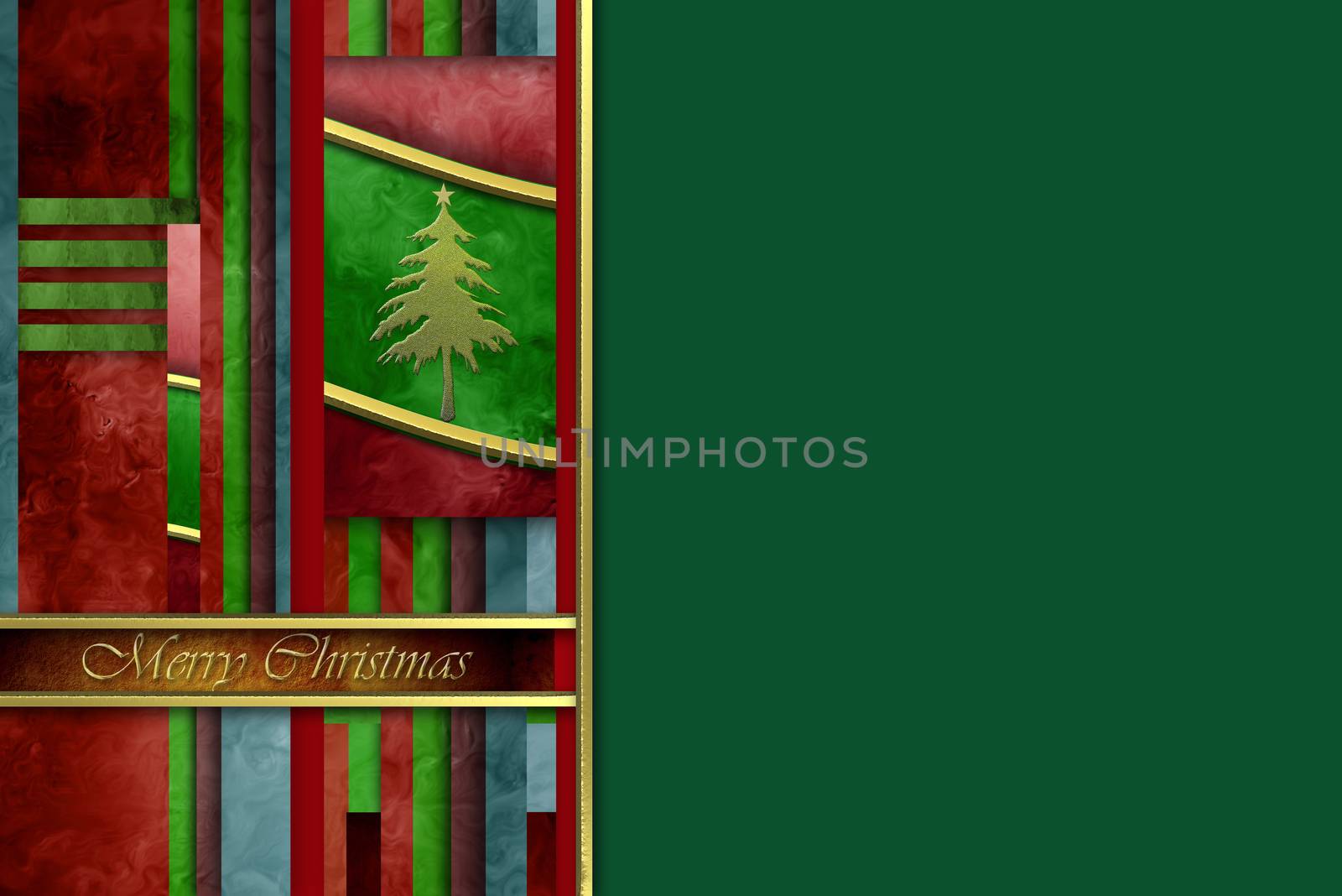 Merry Christmas greeting card  by Carche