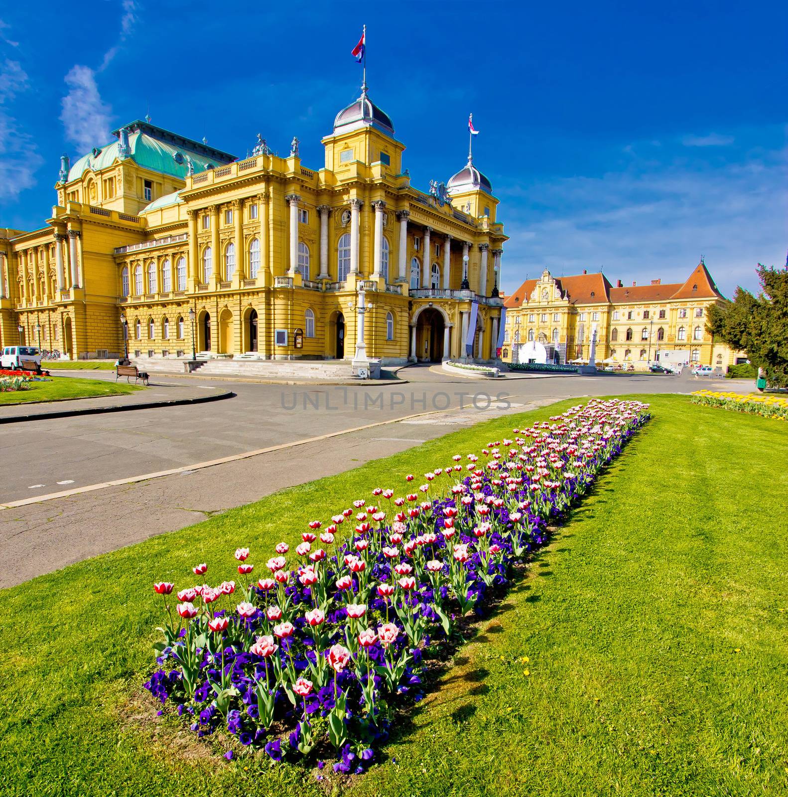 Marshal Tito square in Zagreb, capital of Croatia
