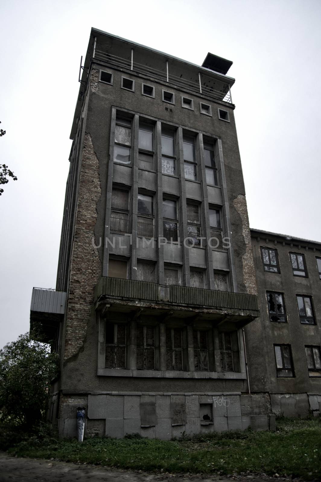 Abandoned Naval College in Wustrow in Germany