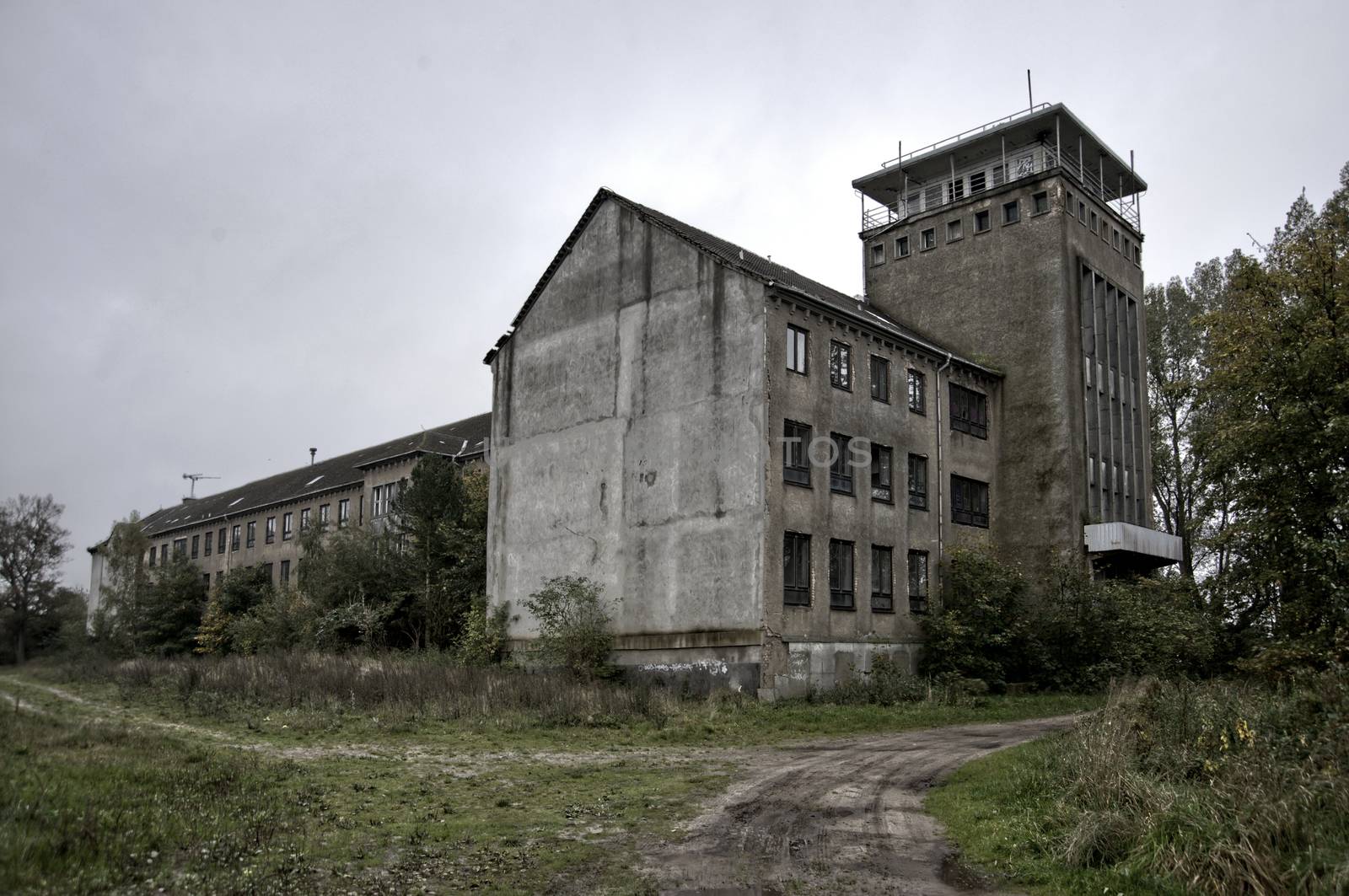 Abandoned Naval College in Wustrow in Germany