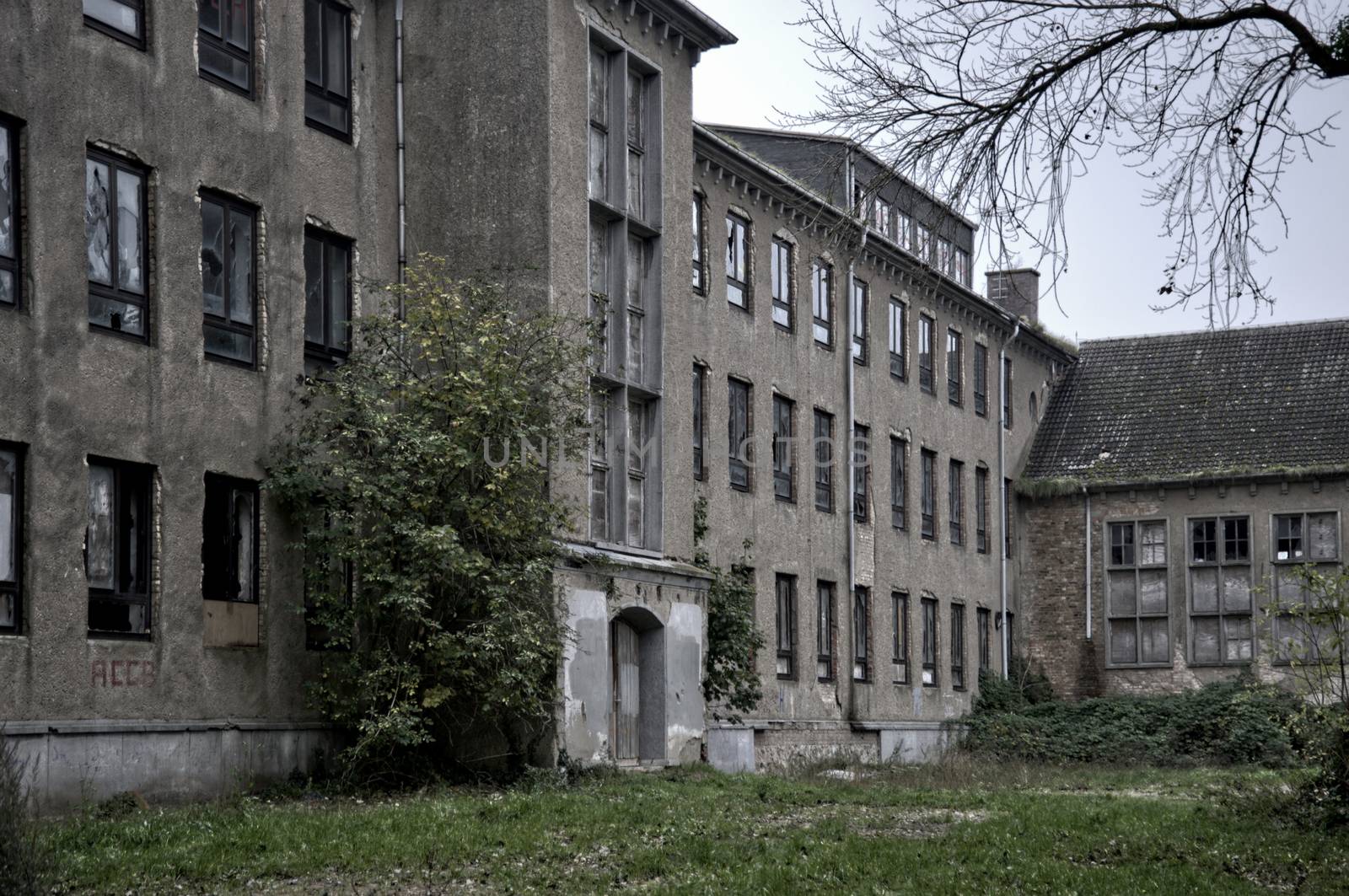 Abandoned Naval College in Wustrow in Germany