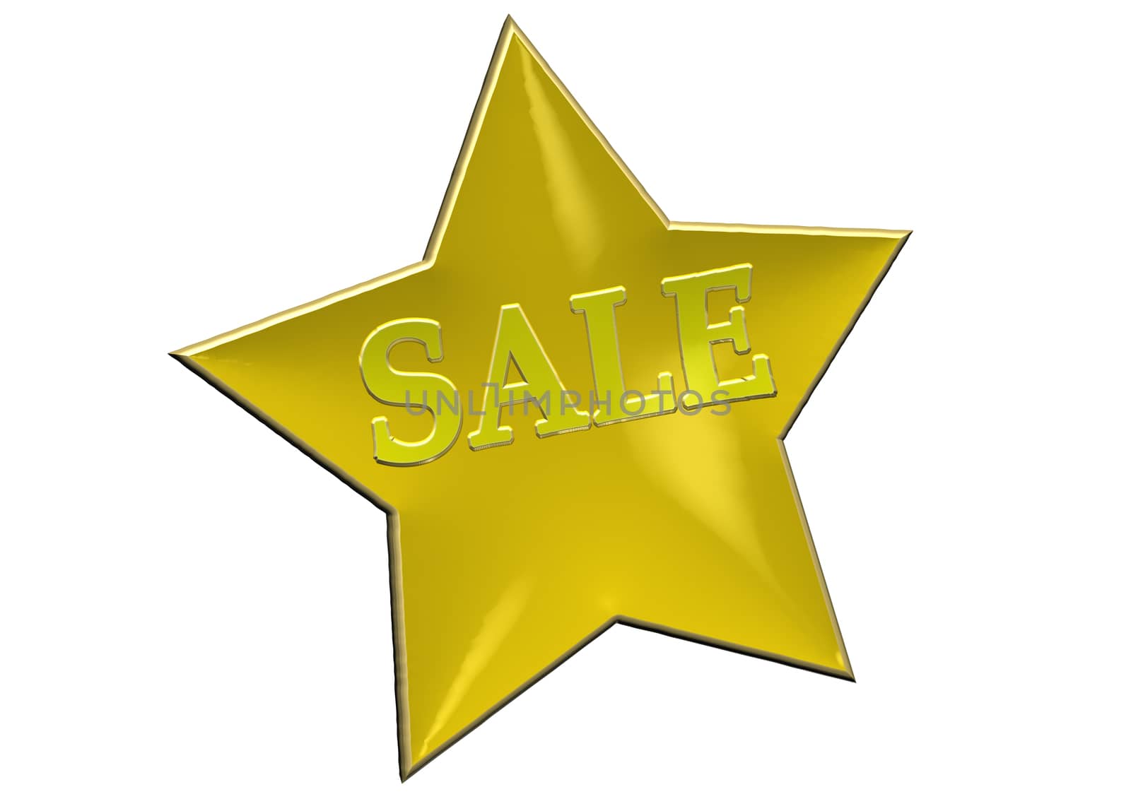 High Quality Sale product badge isolated on white.