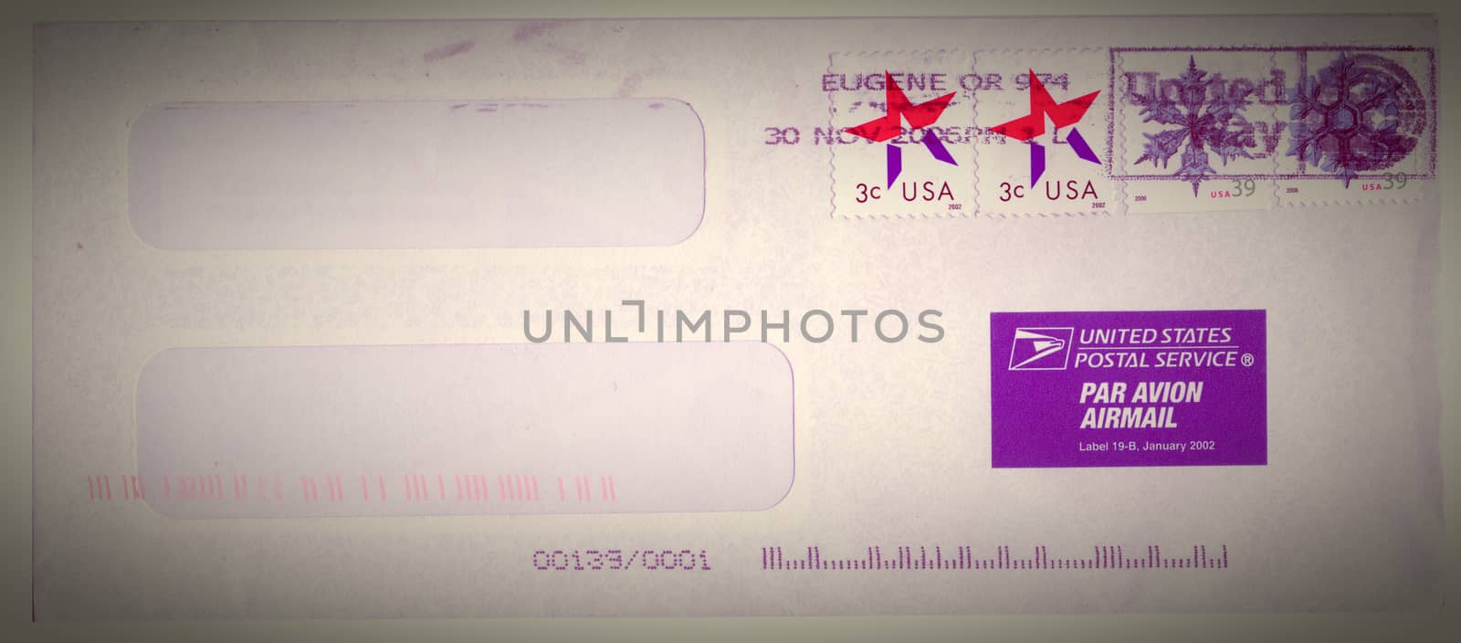 Retro letter envelope by claudiodivizia