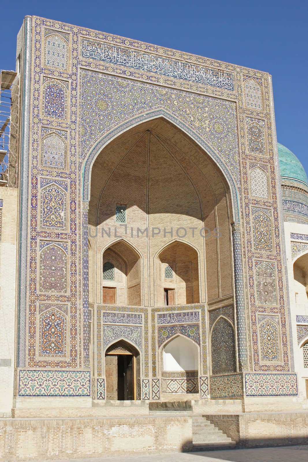 Iwan of Madrassa Miri Arab, Bukhara, Uzbekistan   