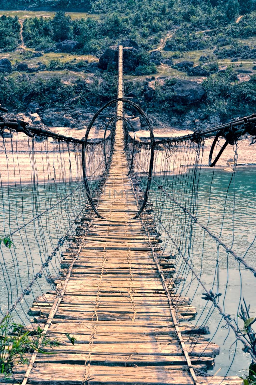 Scary footbridge by MichalKnitl