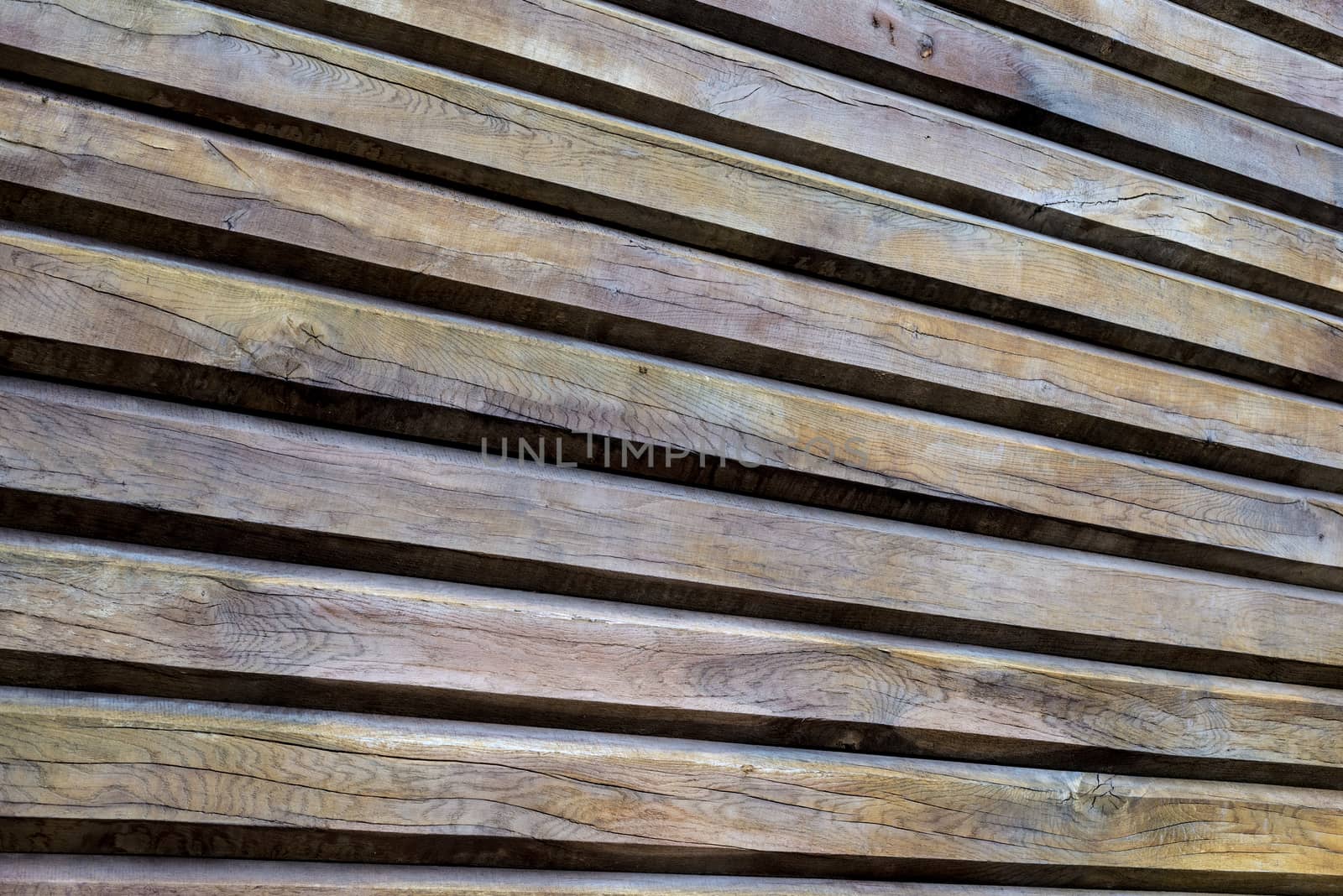 Grunge wall of an old wooden house