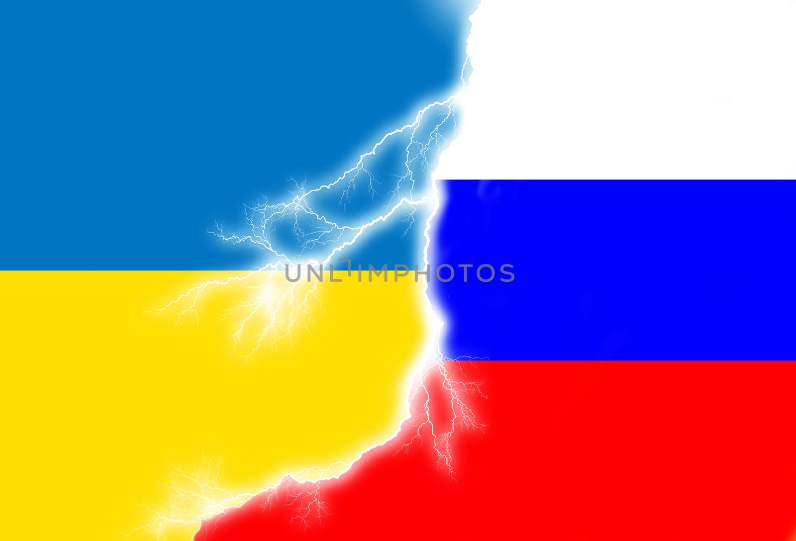 Political metaphor. Russian Ukrainian conflict. 