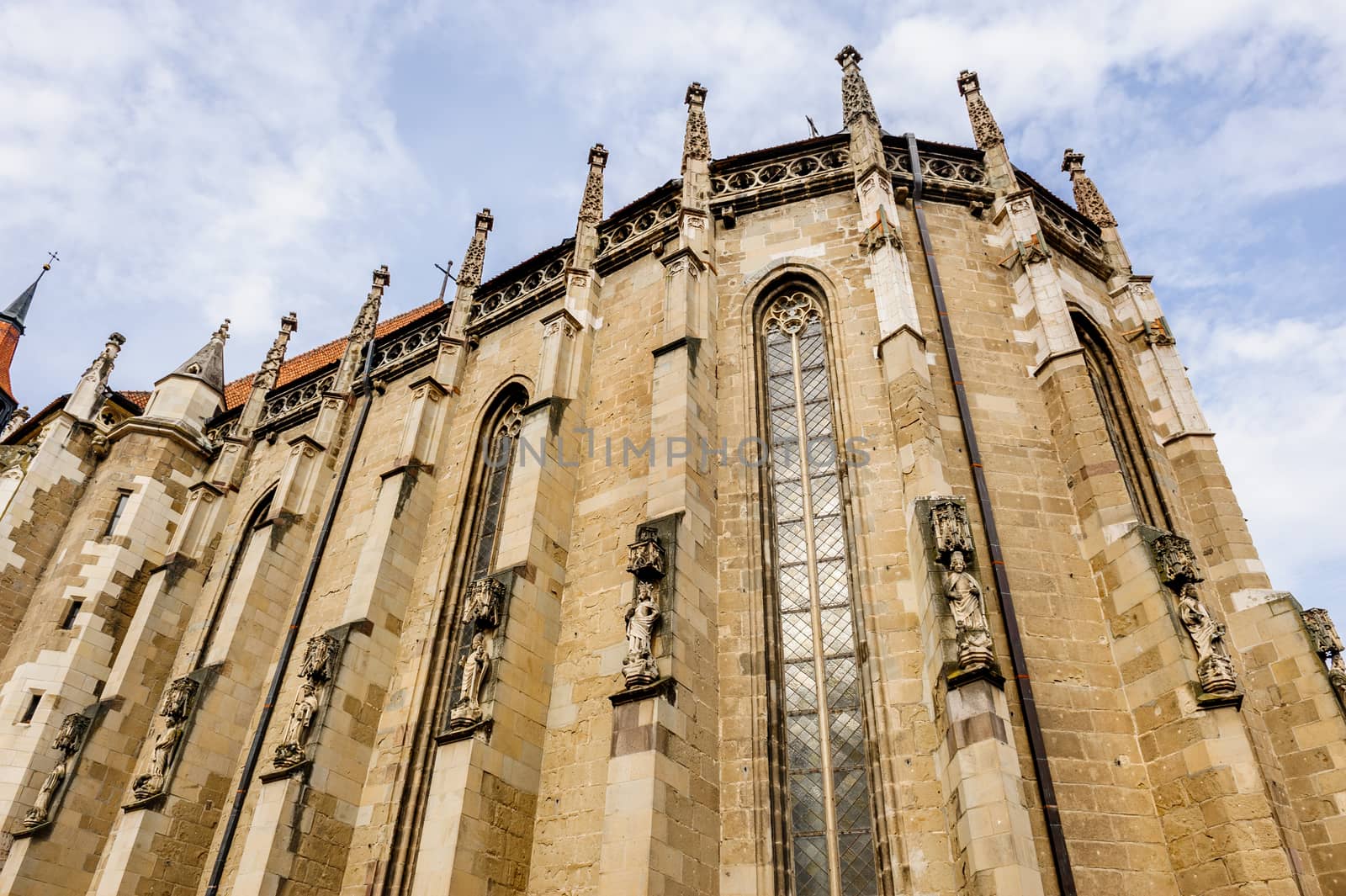 Black Church in Brasov, gothic style cathedral in Transylvania, Romania