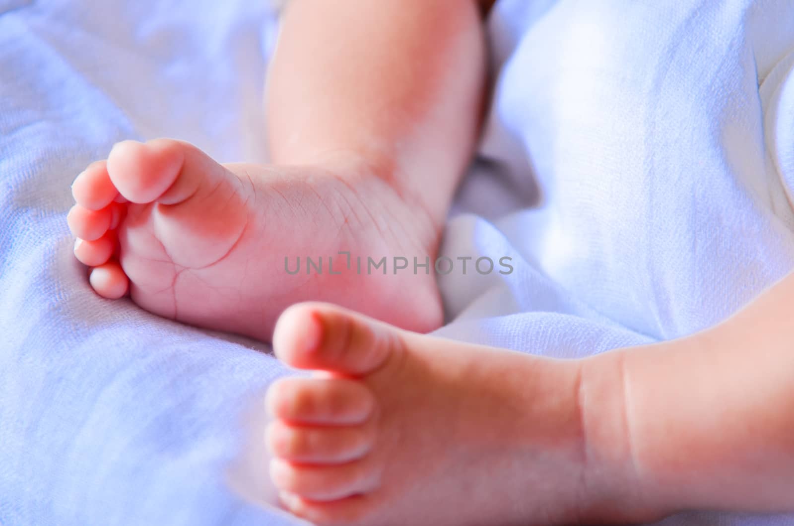 Baby feet newborn