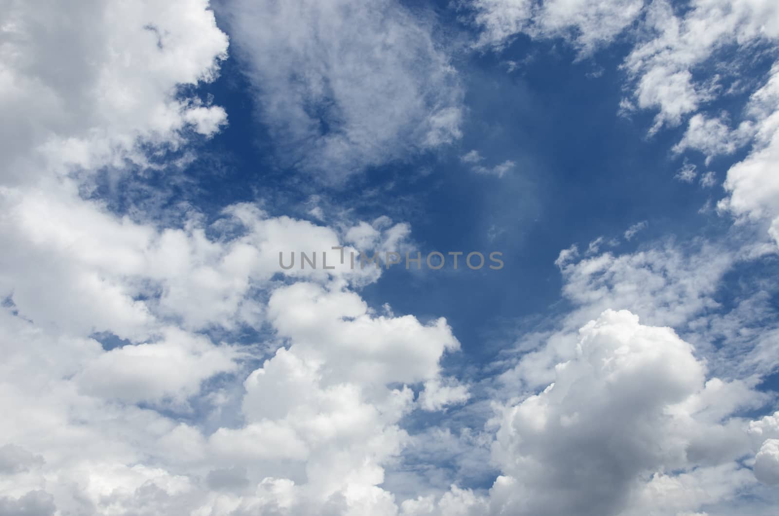 Cloudy blue sky background texture  by pixbox77