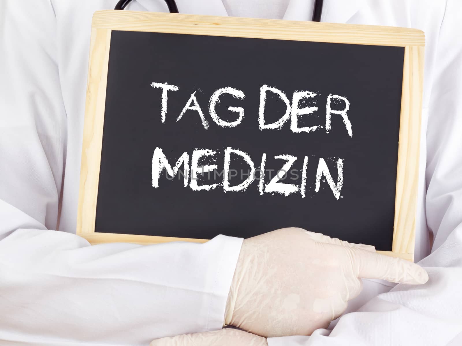 Doctor shows information: Doctors Day in german language by gwolters