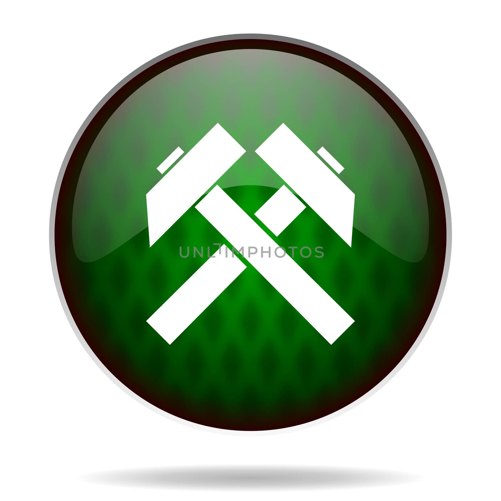 mining green internet icon