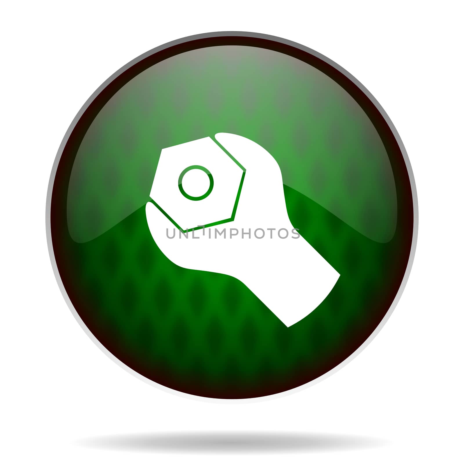 tools green internet icon