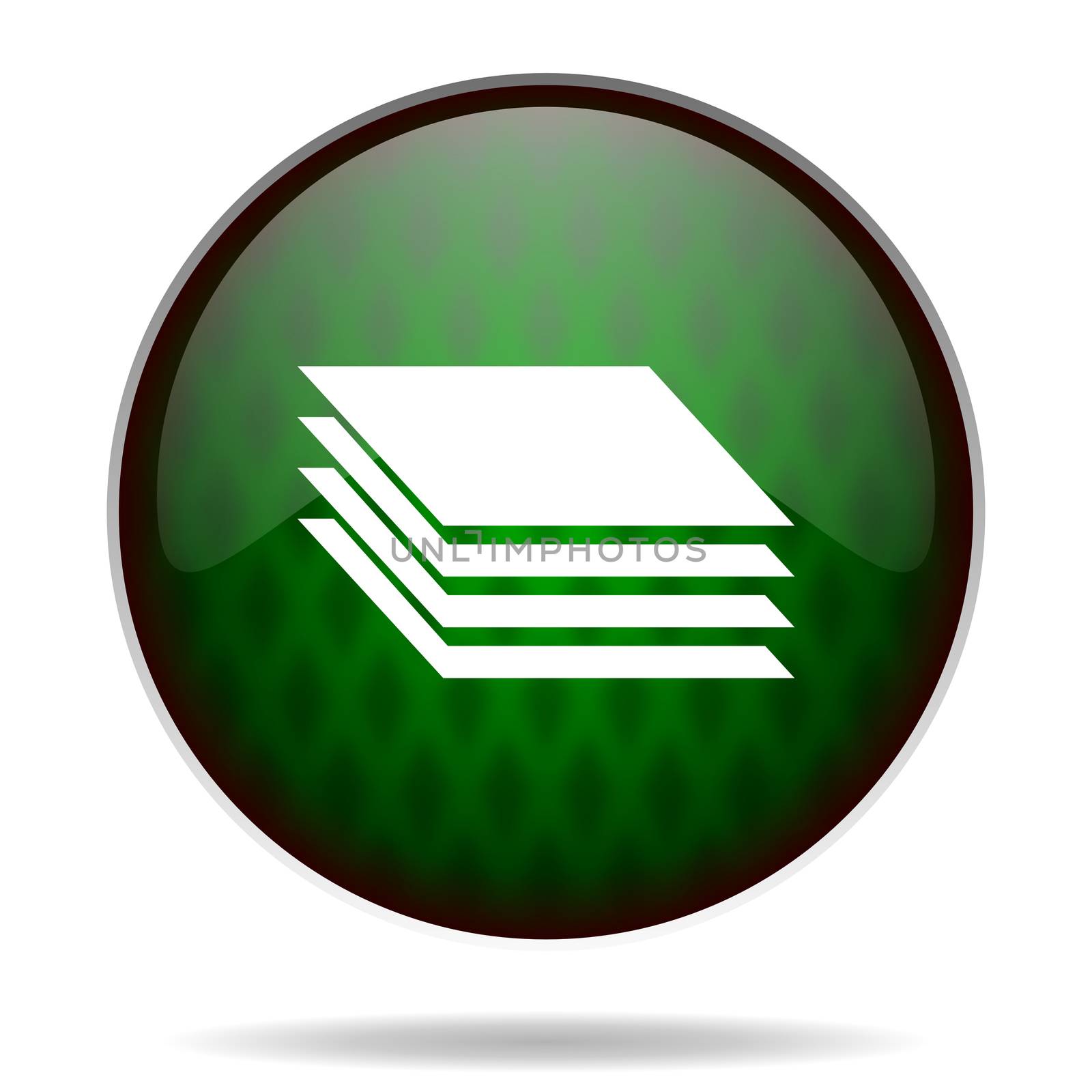 layers green internet icon