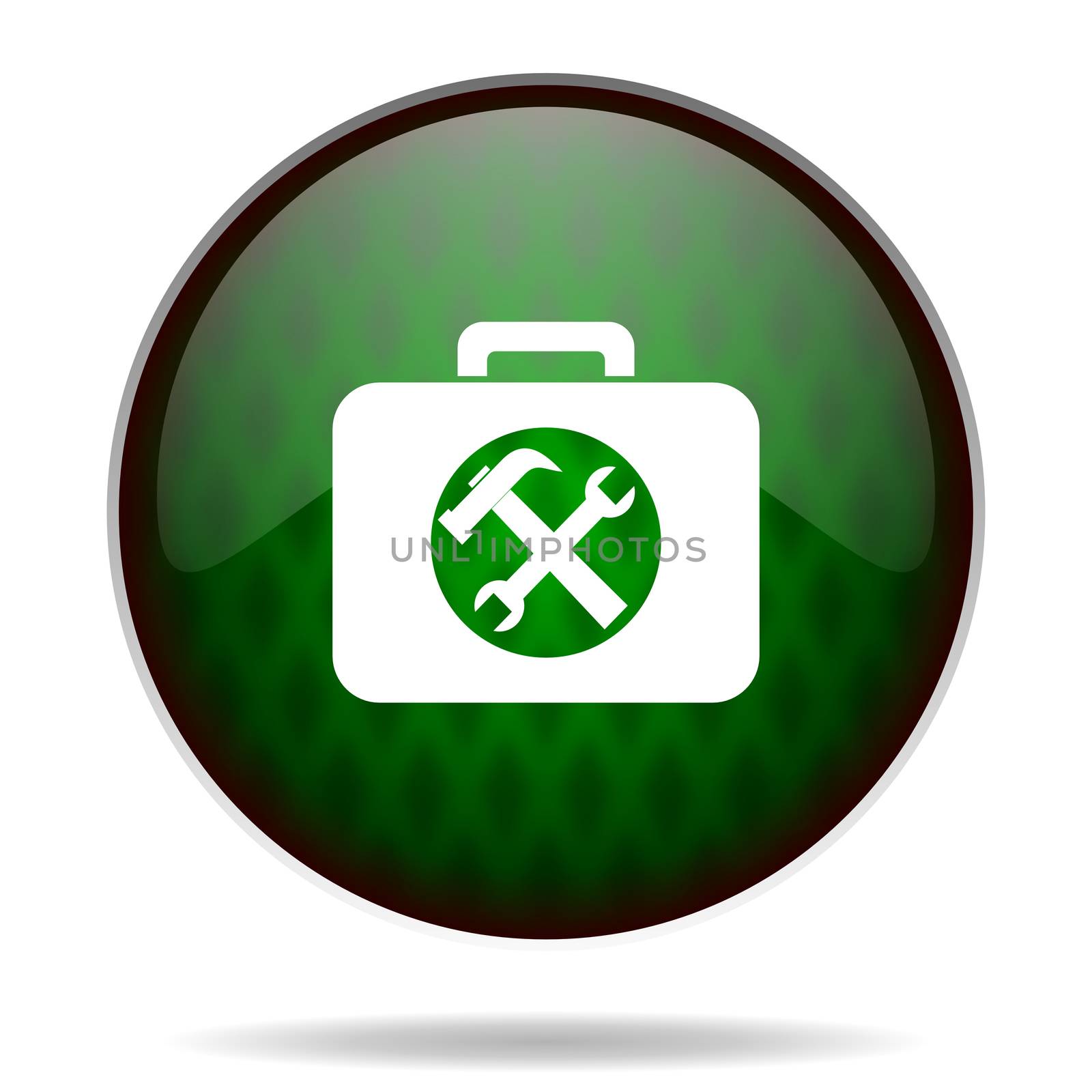 toolkit green internet icon