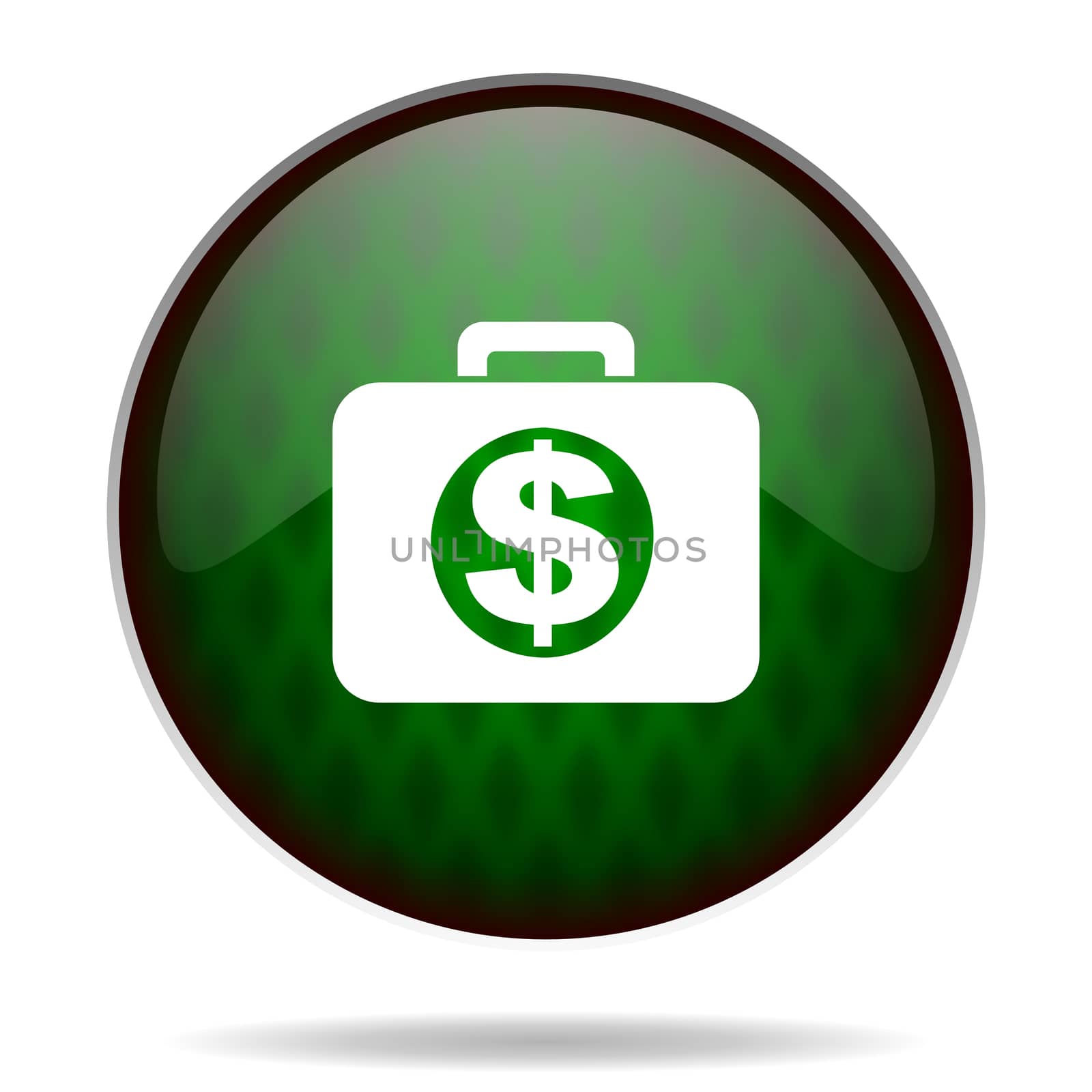 financial green internet icon
