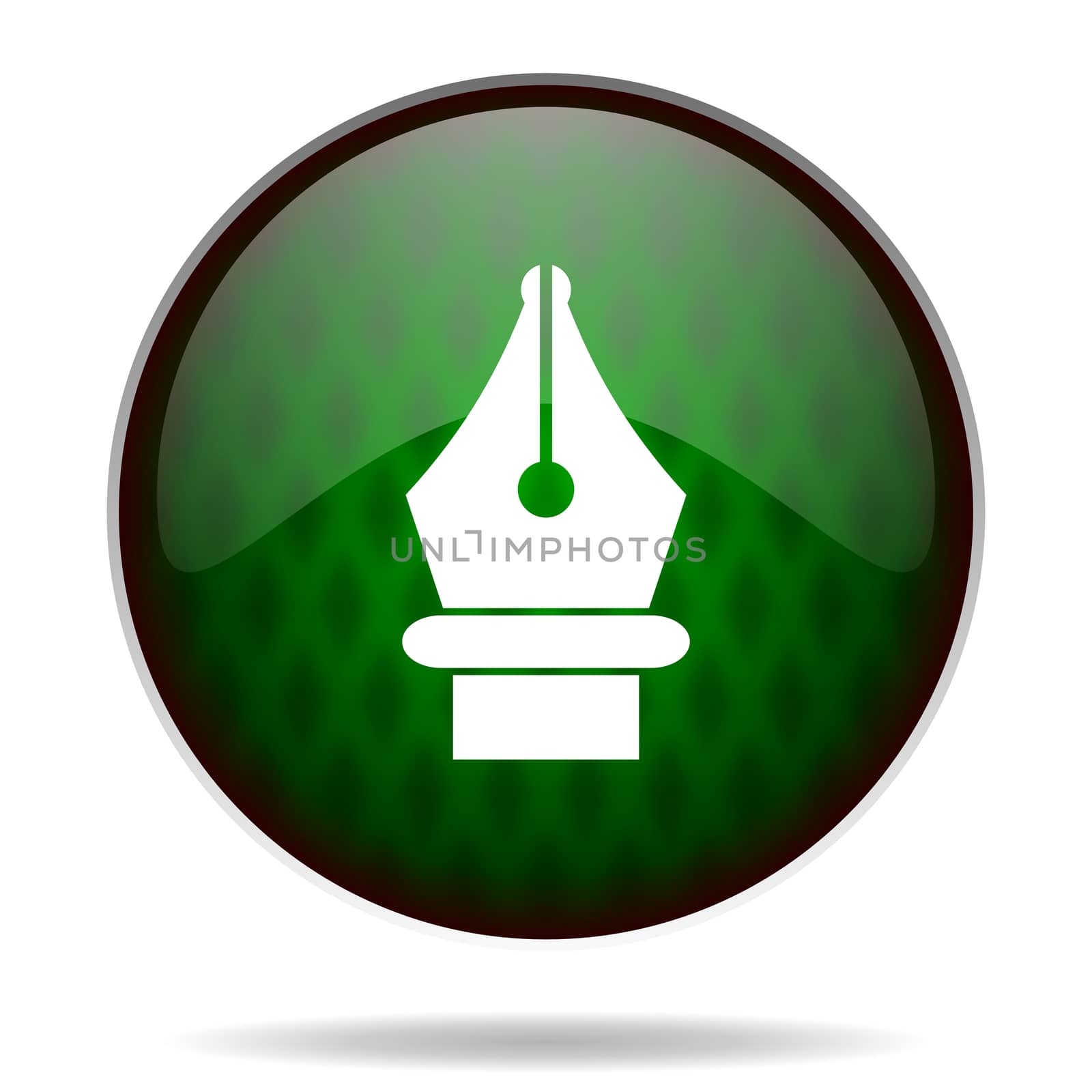 pen green internet icon