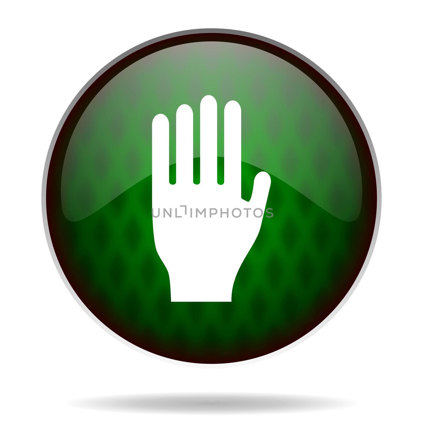 stop green internet icon