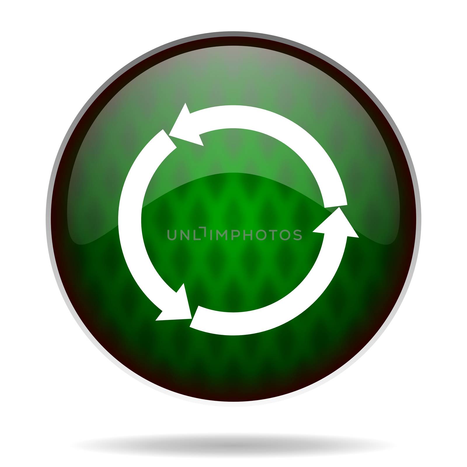 refresh green internet icon