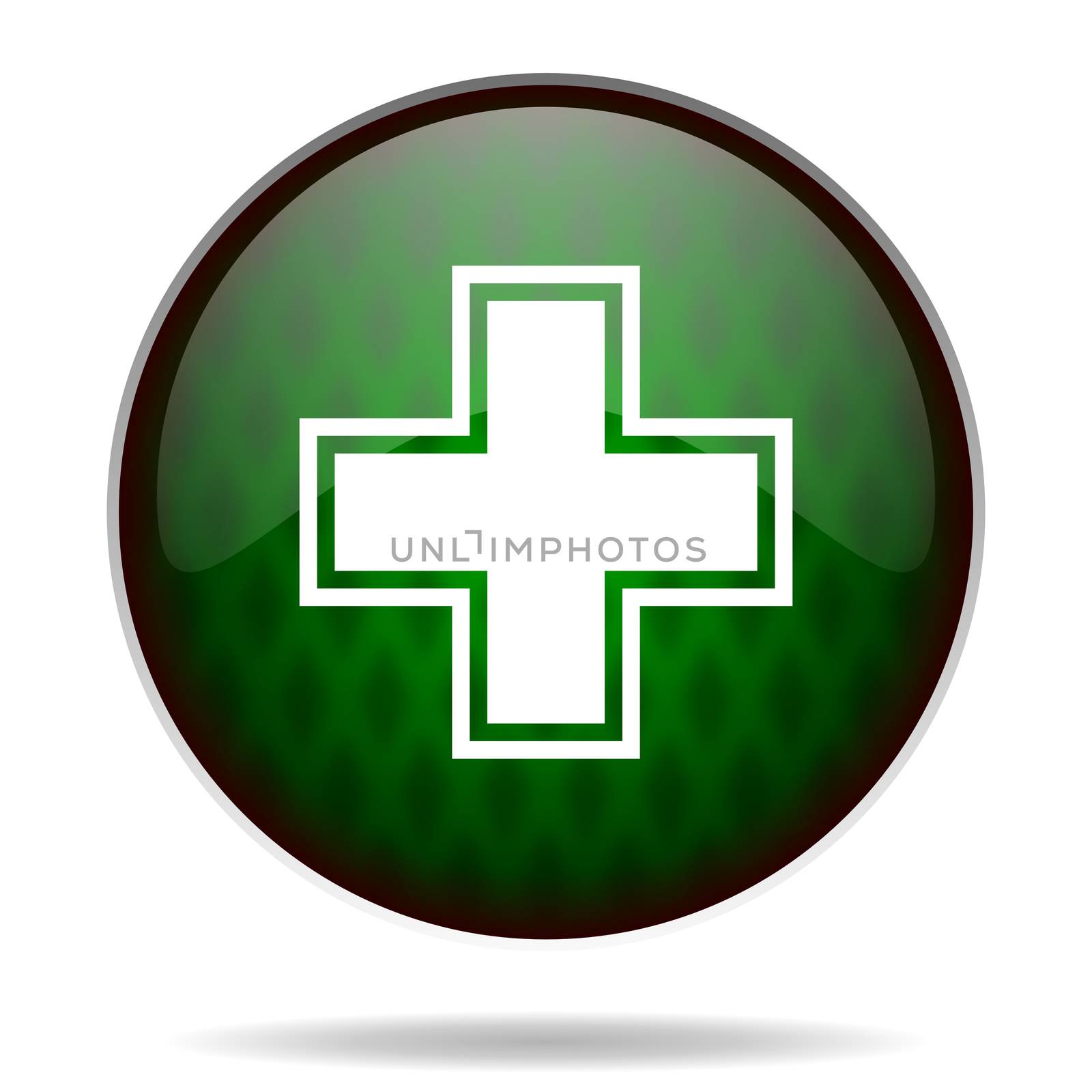 pharmacy green internet icon