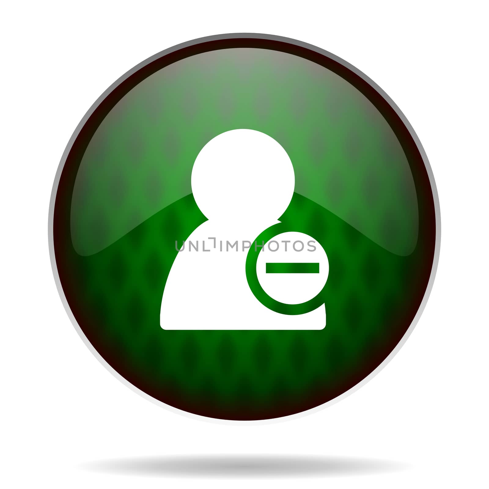 remove contact green internet icon
