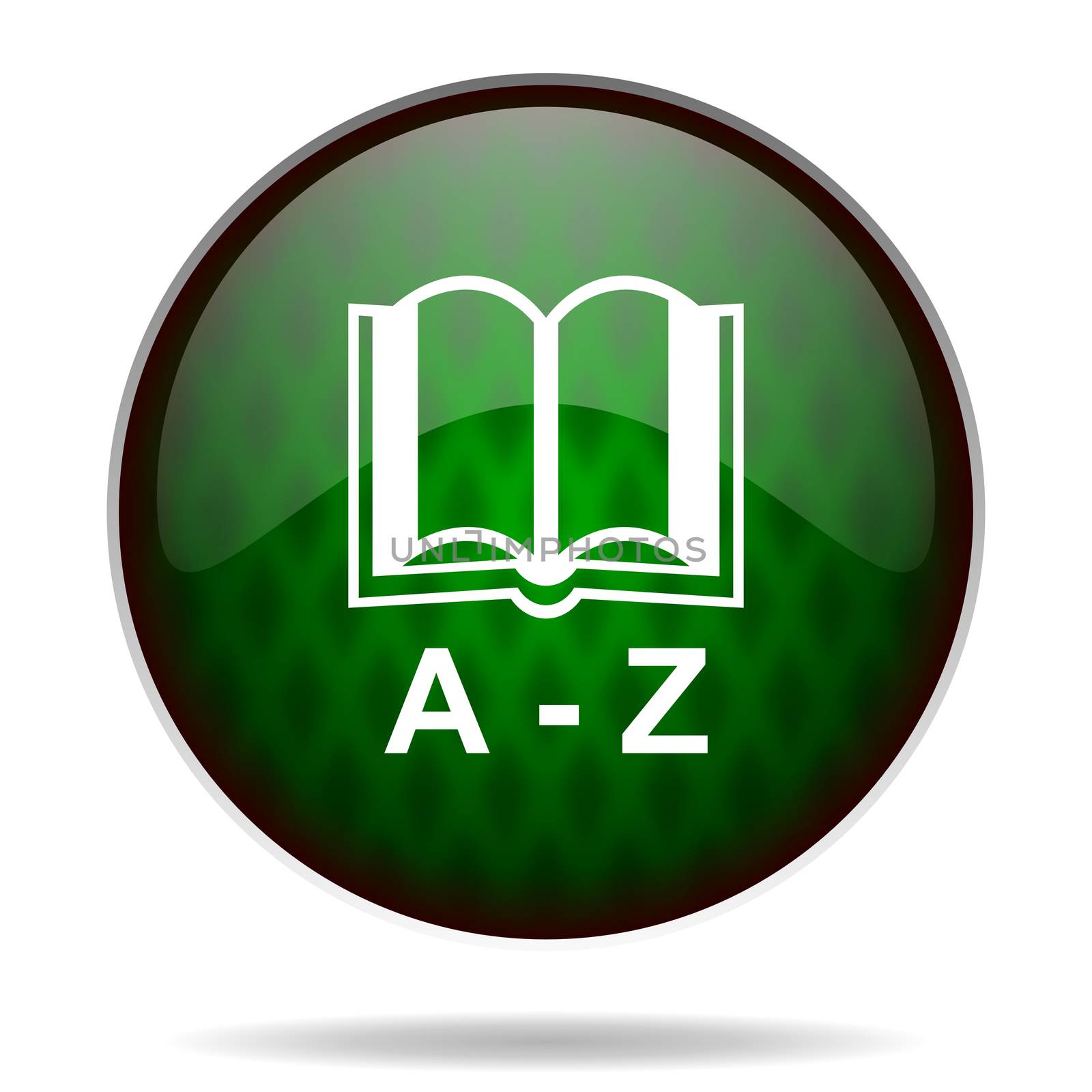 dictionary green internet icon