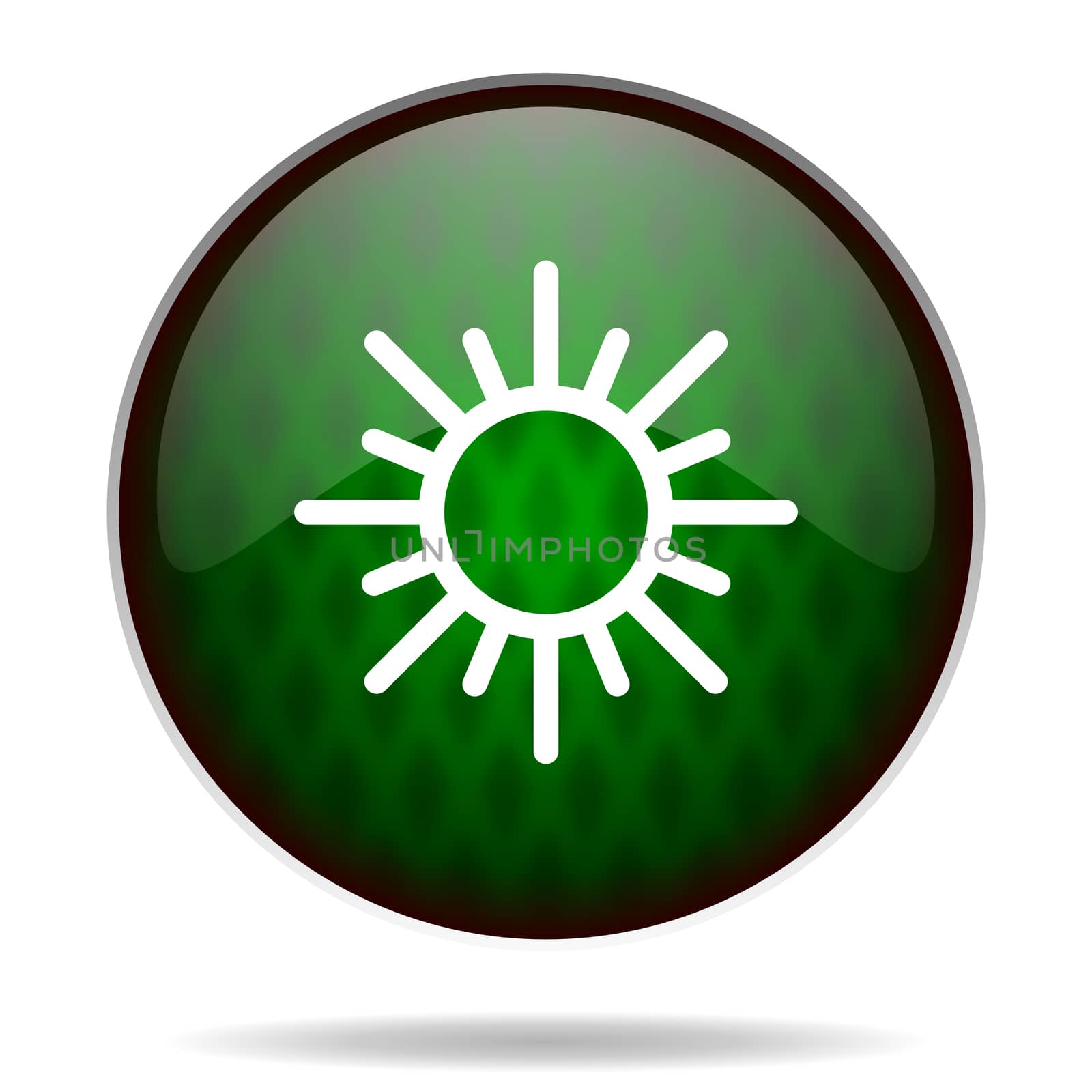sun green internet icon