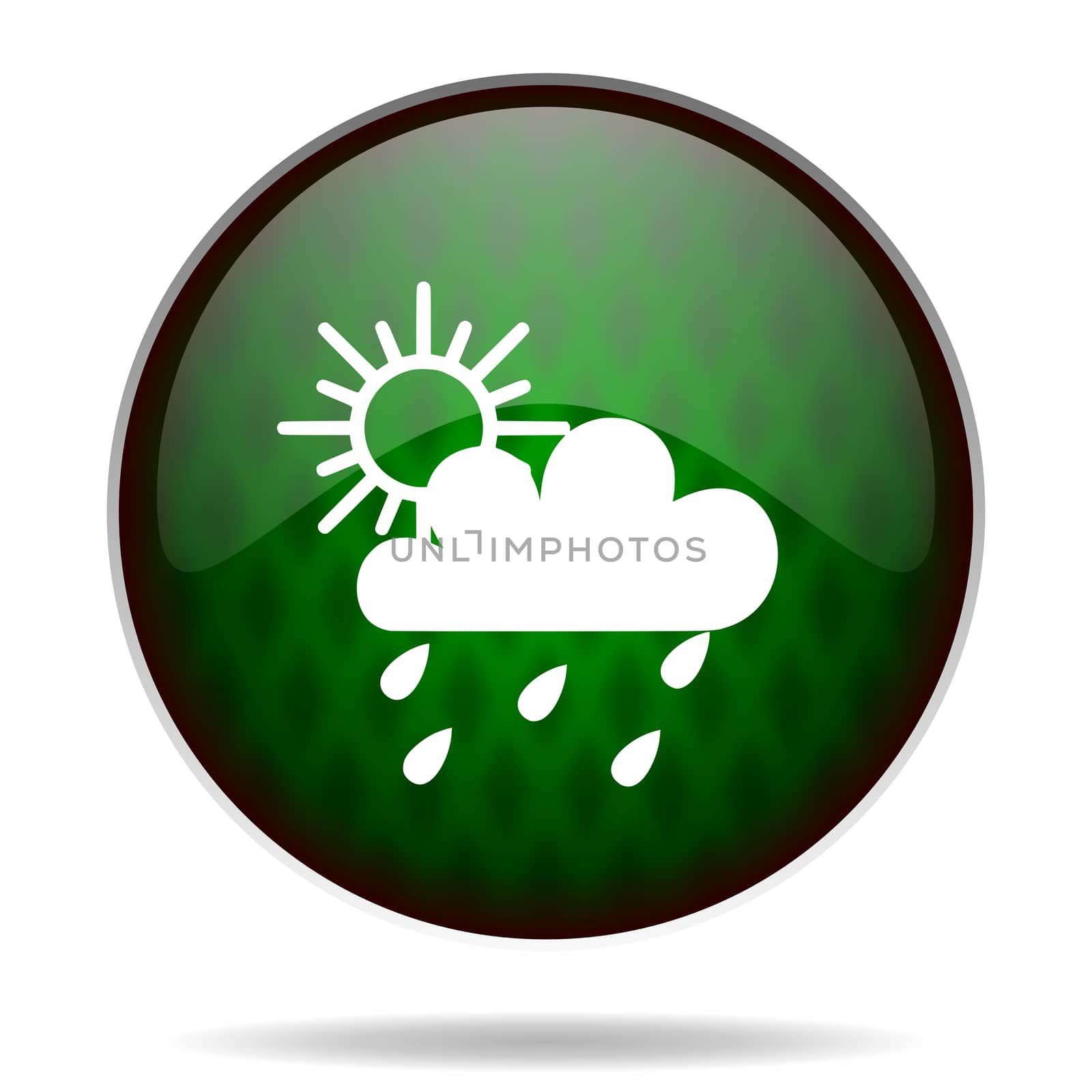 rain green internet icon