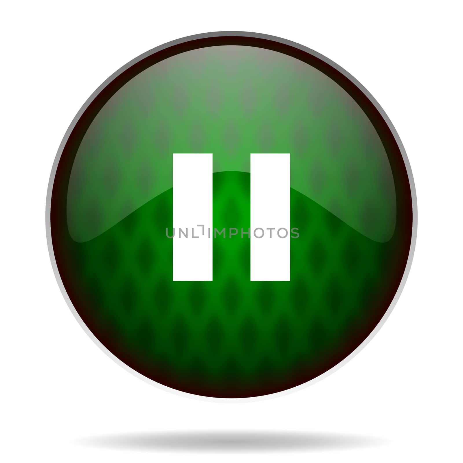 pause green internet icon