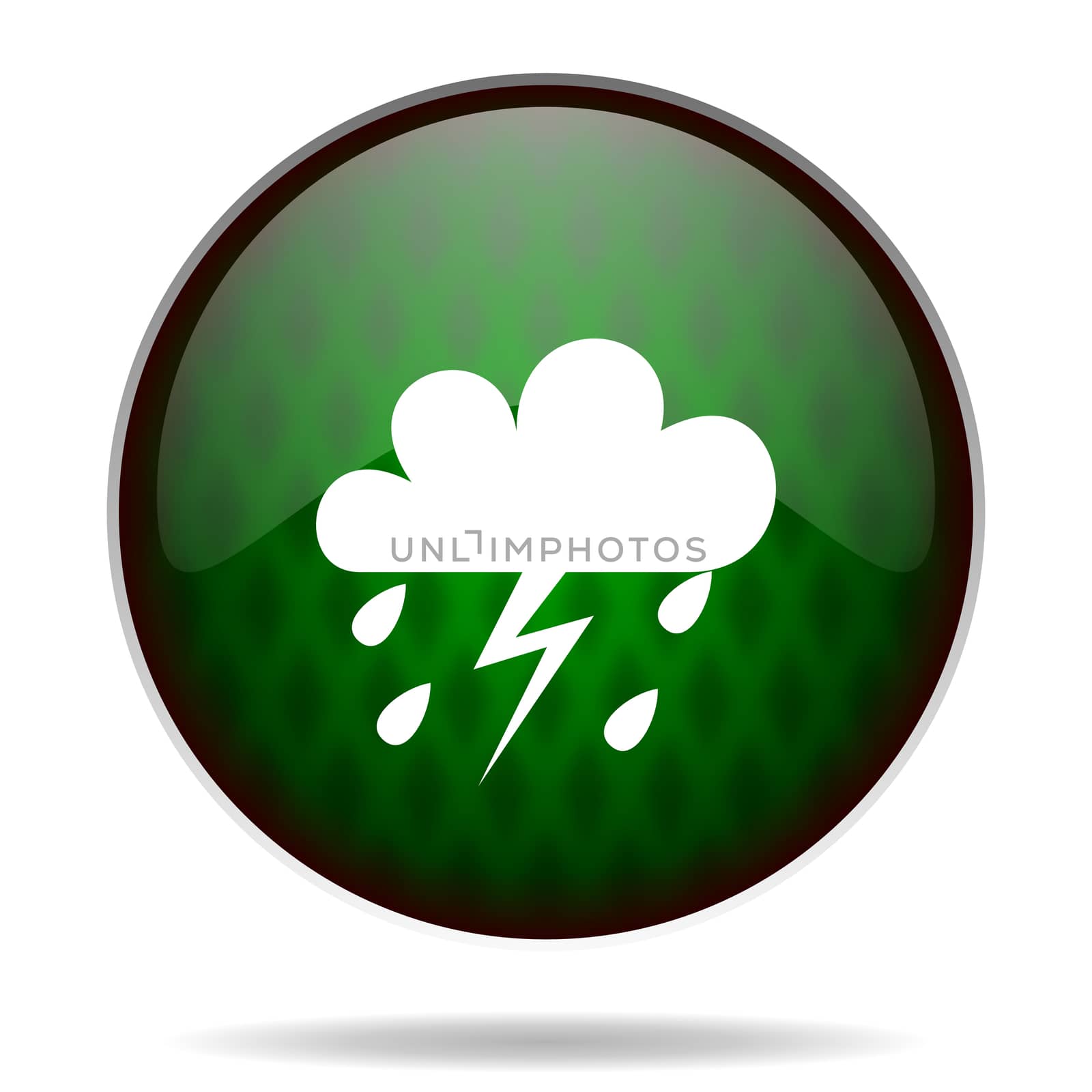 storm green internet icon