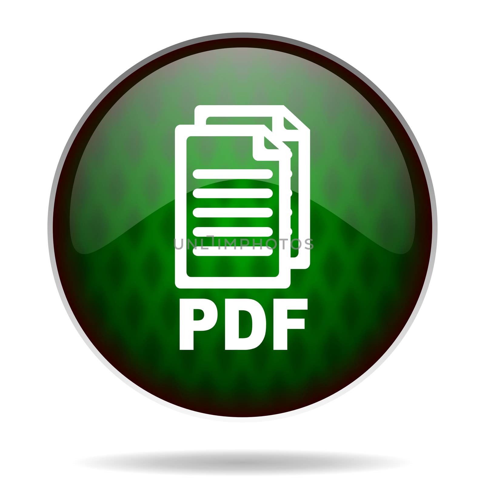 pdf green internet icon,