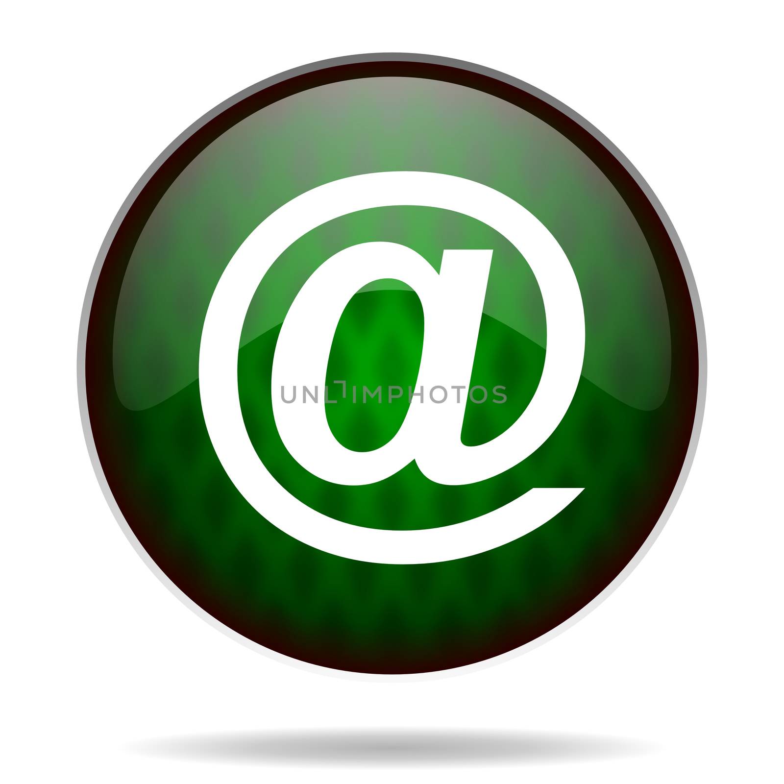 email green internet icon