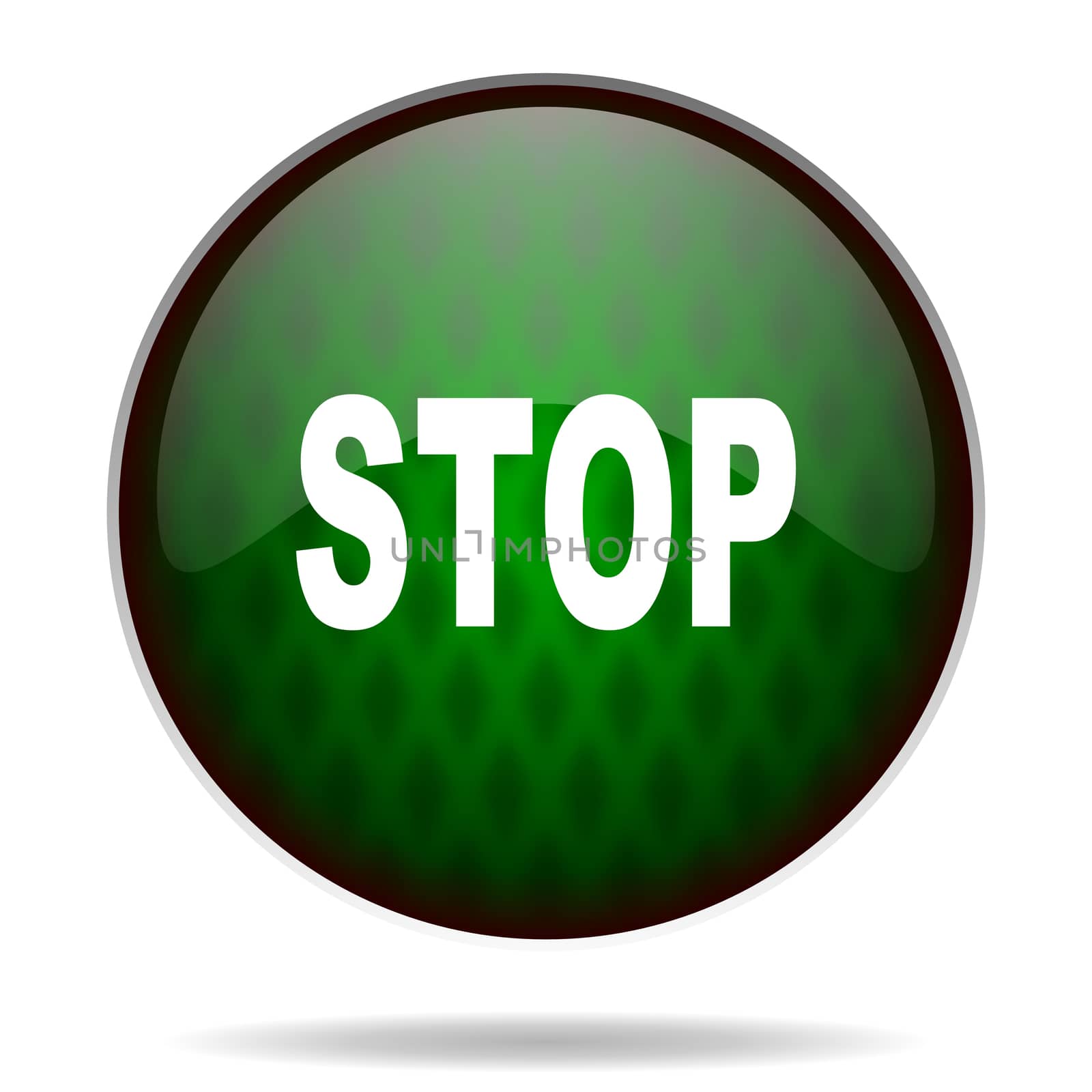 stop green internet icon